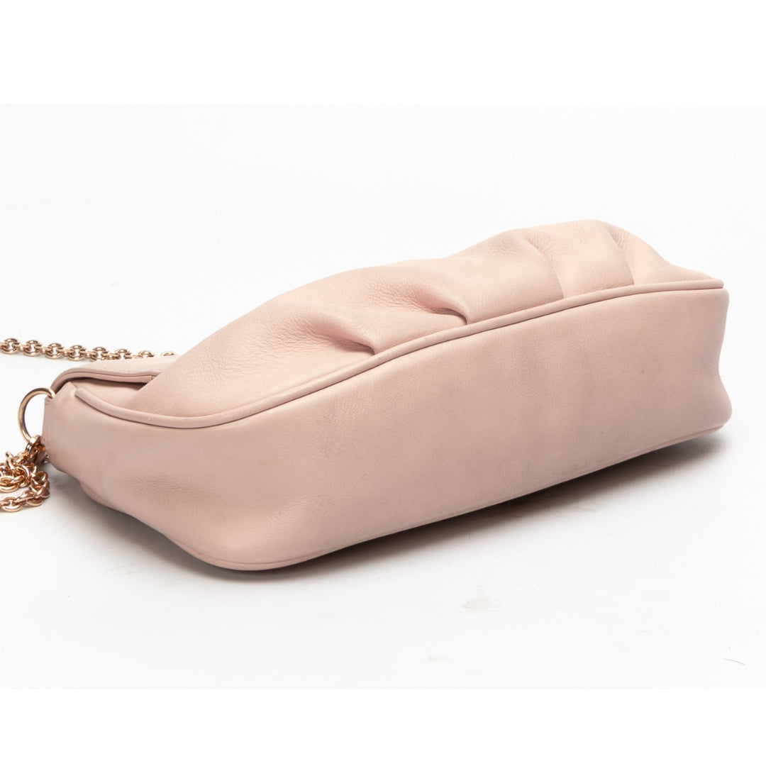 Fendi Leather Fendista Pochette Crossbody Bag