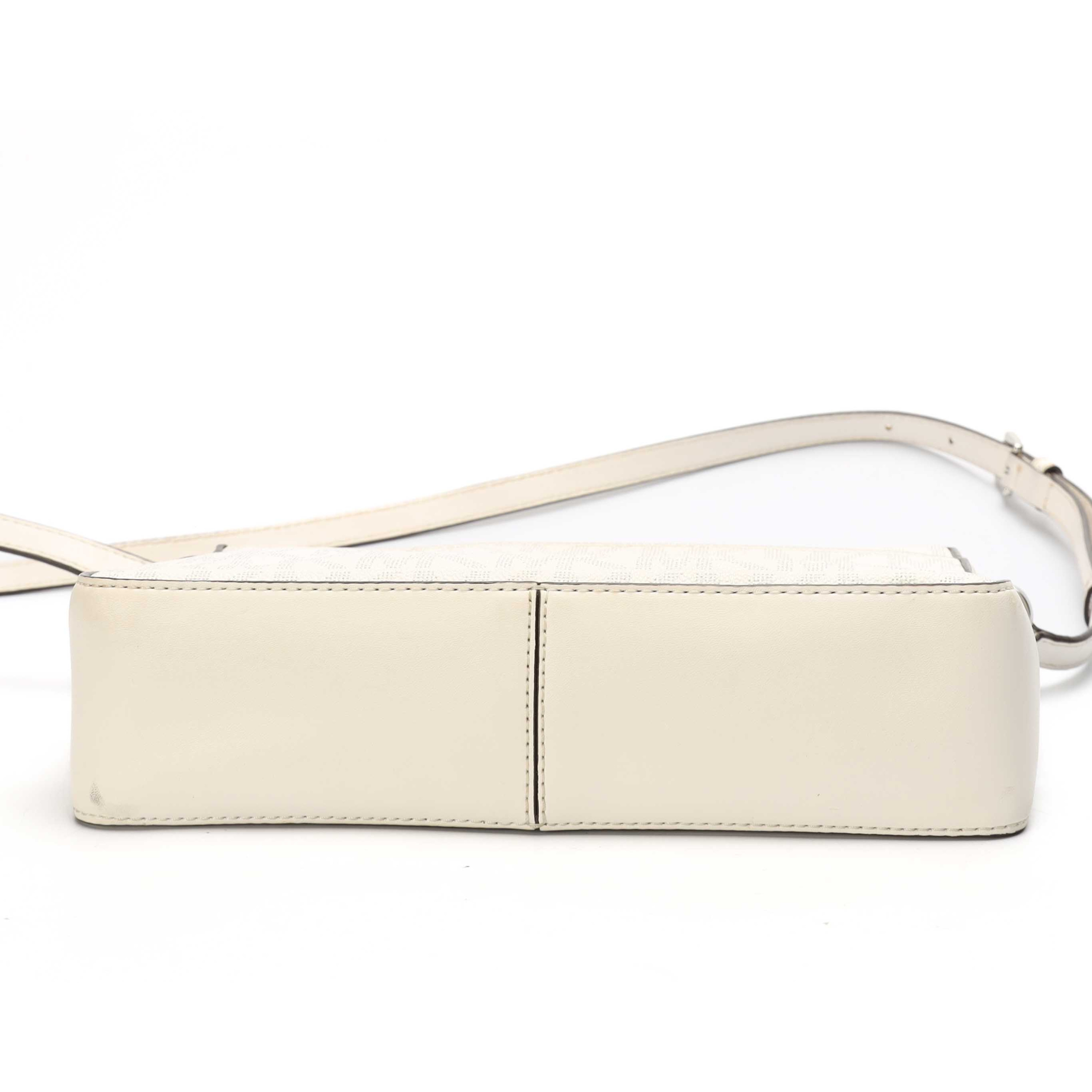 Michael Kors Jessie White Crossbody Bag