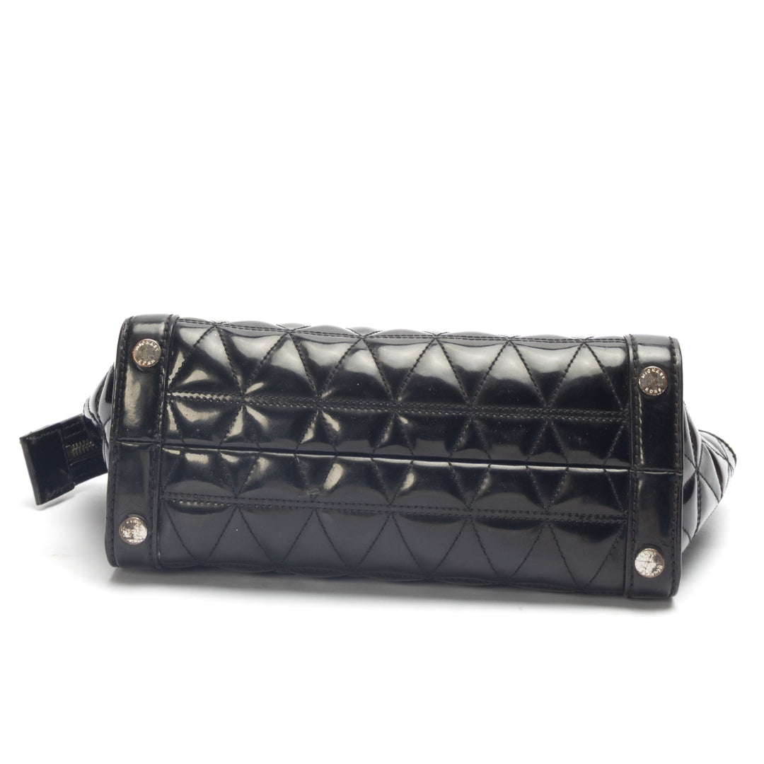 Michael Kors Vivianne Black Convertible Satchel