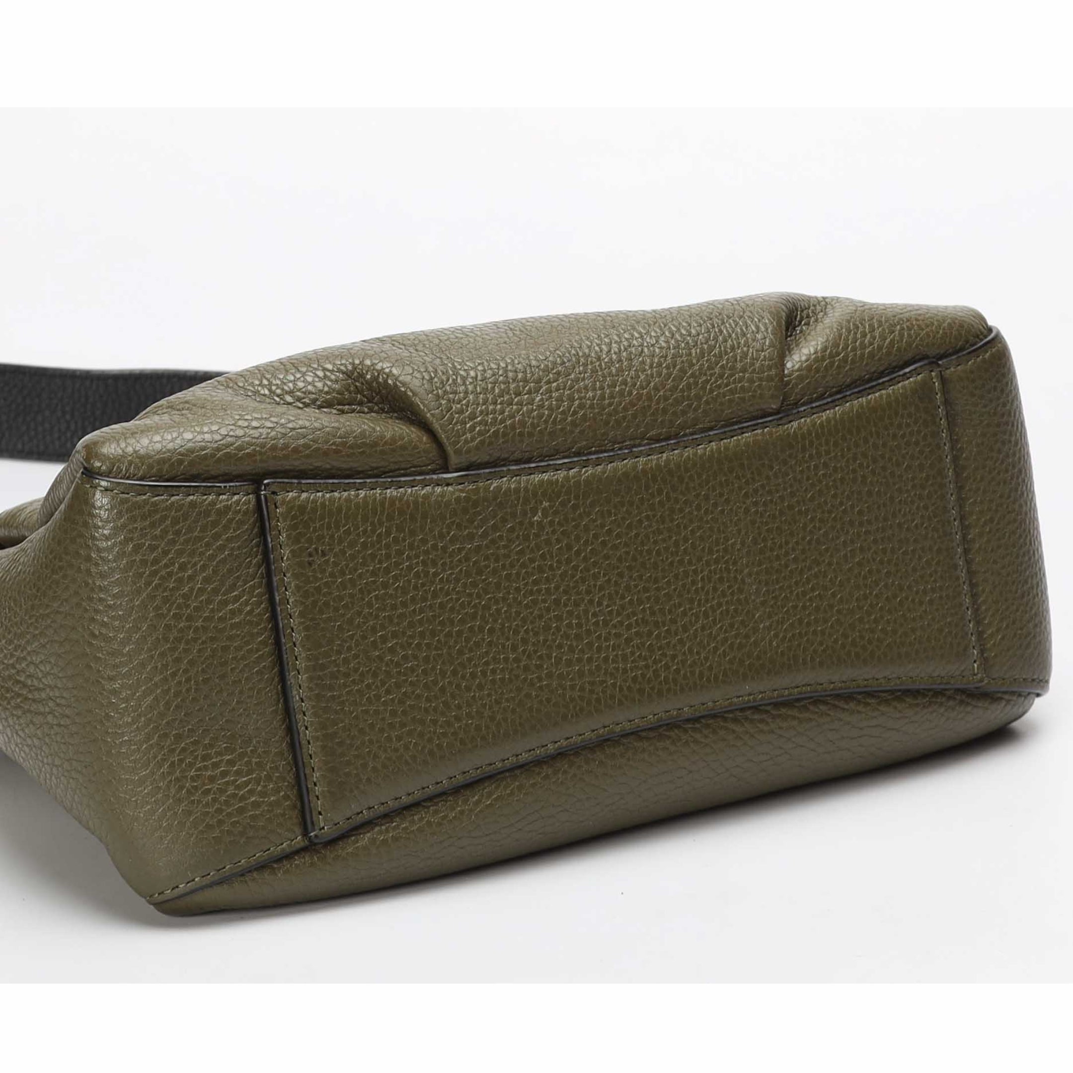 Marc Jacobs Olive Pebbled Calfskin Crossbody Bag