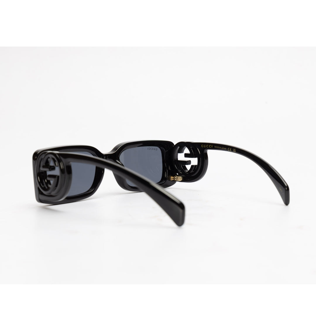 Gucci GG Black Rectangular Frame Sunglasses