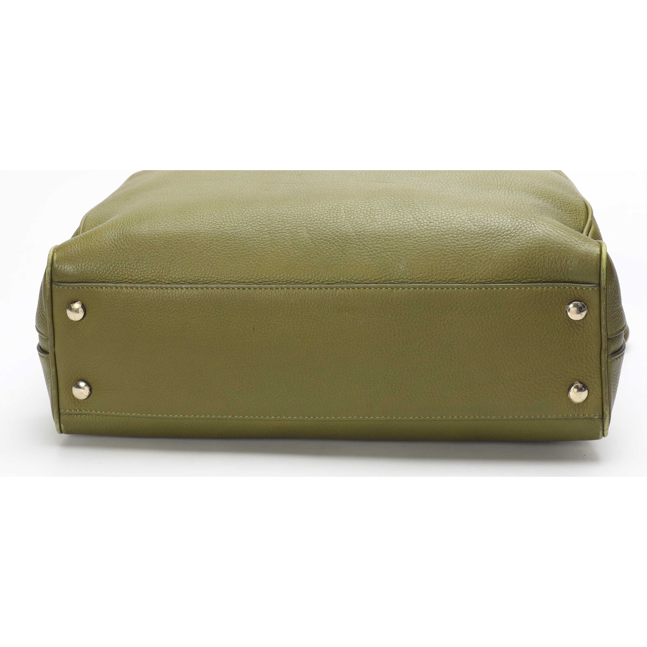 Burberry Olive Cube Satchel
