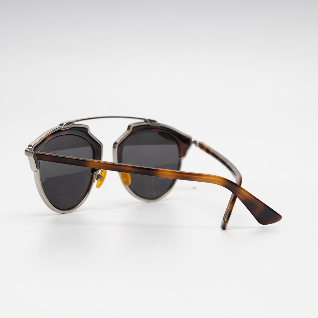 Dior Tortoise Frame So Real Round Sunglasses