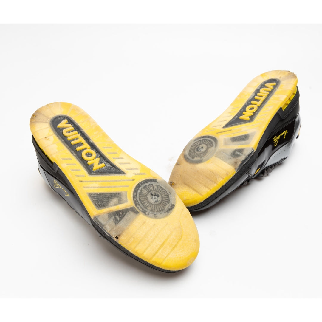 Louis Vuitton Black & Yellow Mens Trainer