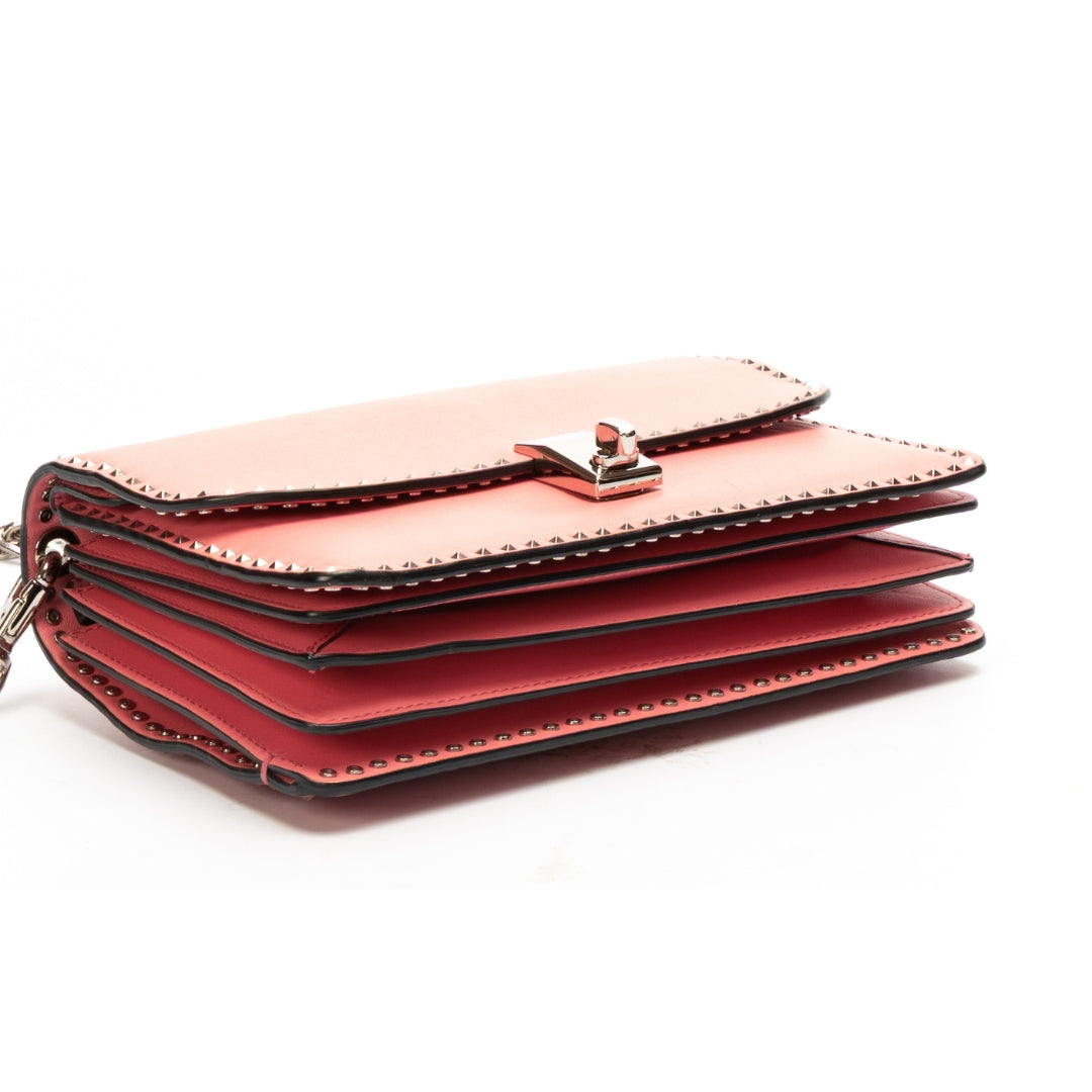 Valentino Garavani Vitello Rockstud Cabana Shoulder Bag
