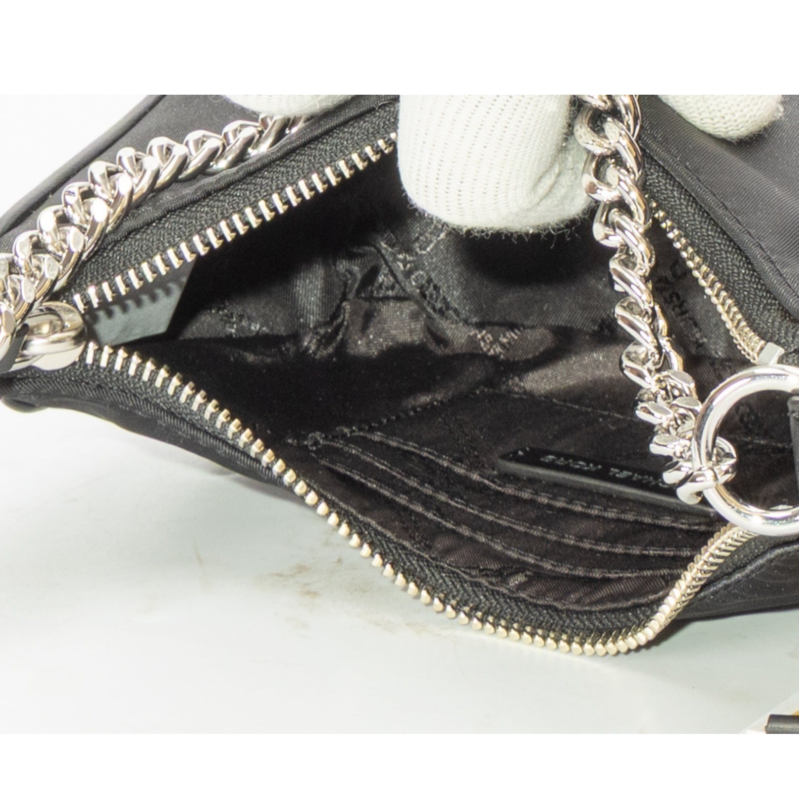 Michael Kors Black Jet Set Gabardine Shoulder Bag