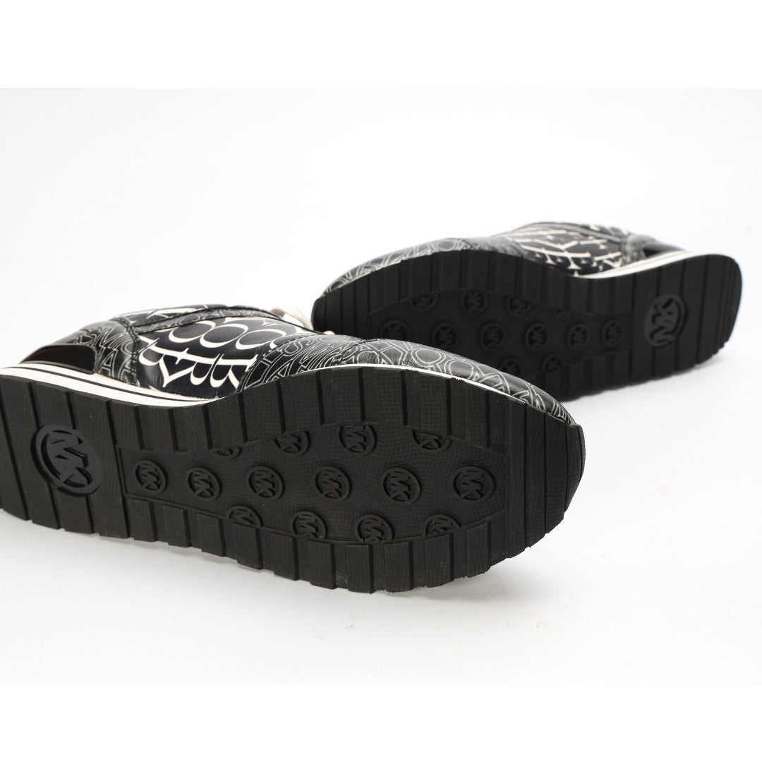 Michael Kors Billie Logo Print Low-Top Trainers