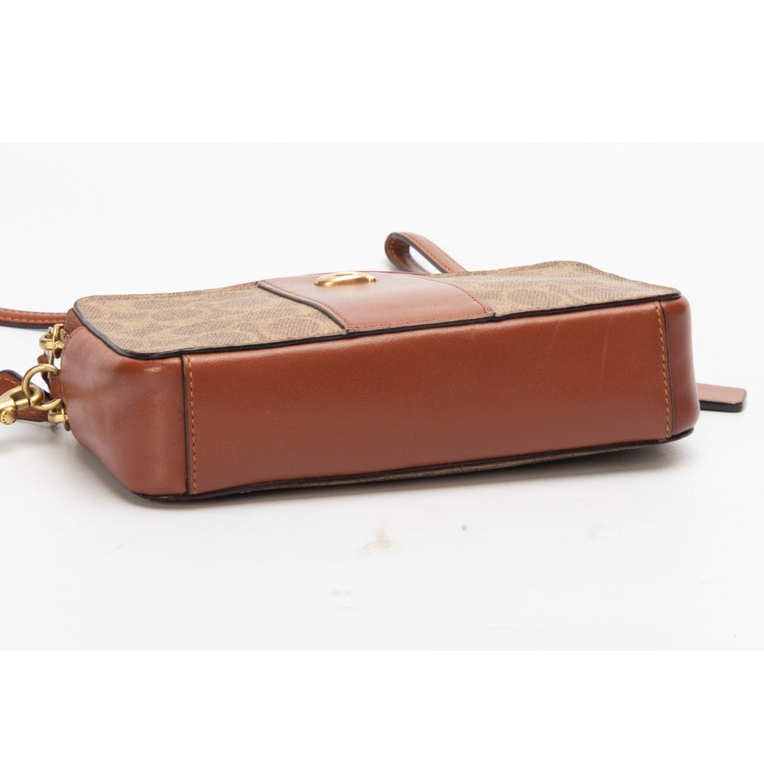 Coach Kira Crossbody In Colorblock Signature Canvas