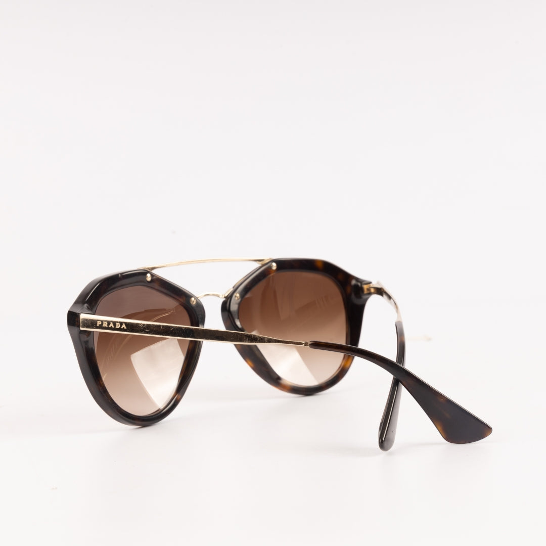 Prada Acetate Metal Cinema Sunglasses