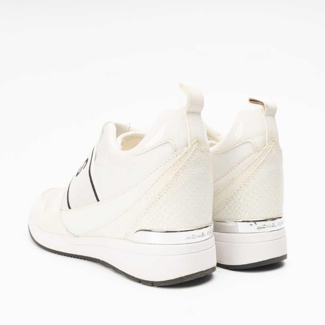 Michael Kors Maven Mixed Media Slip On Trainer