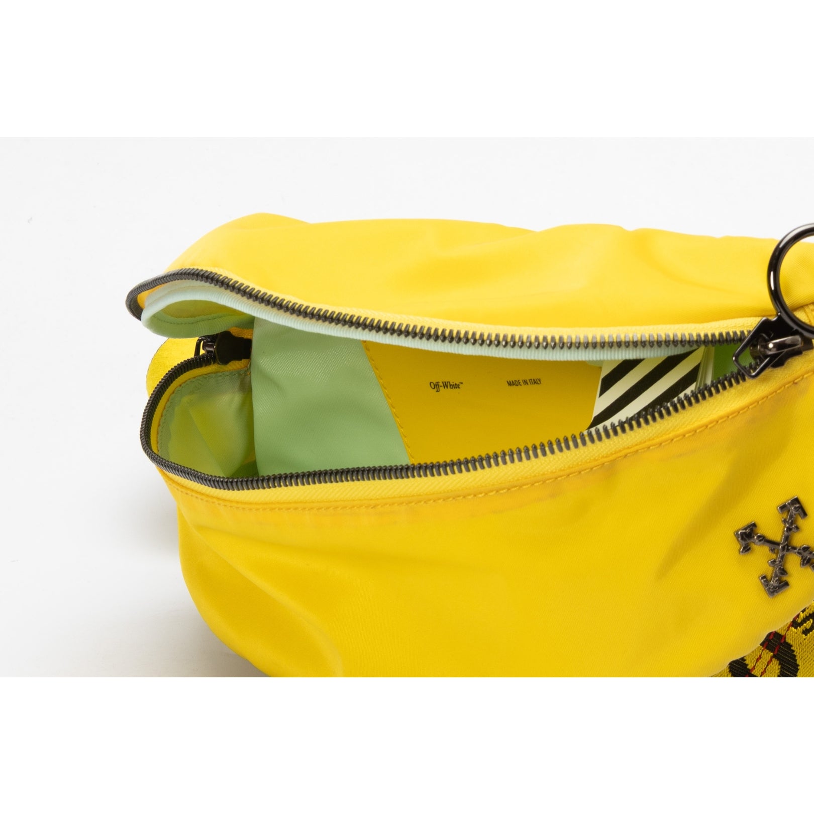 Off-White Yellow Industrial-Strap Belt Bag