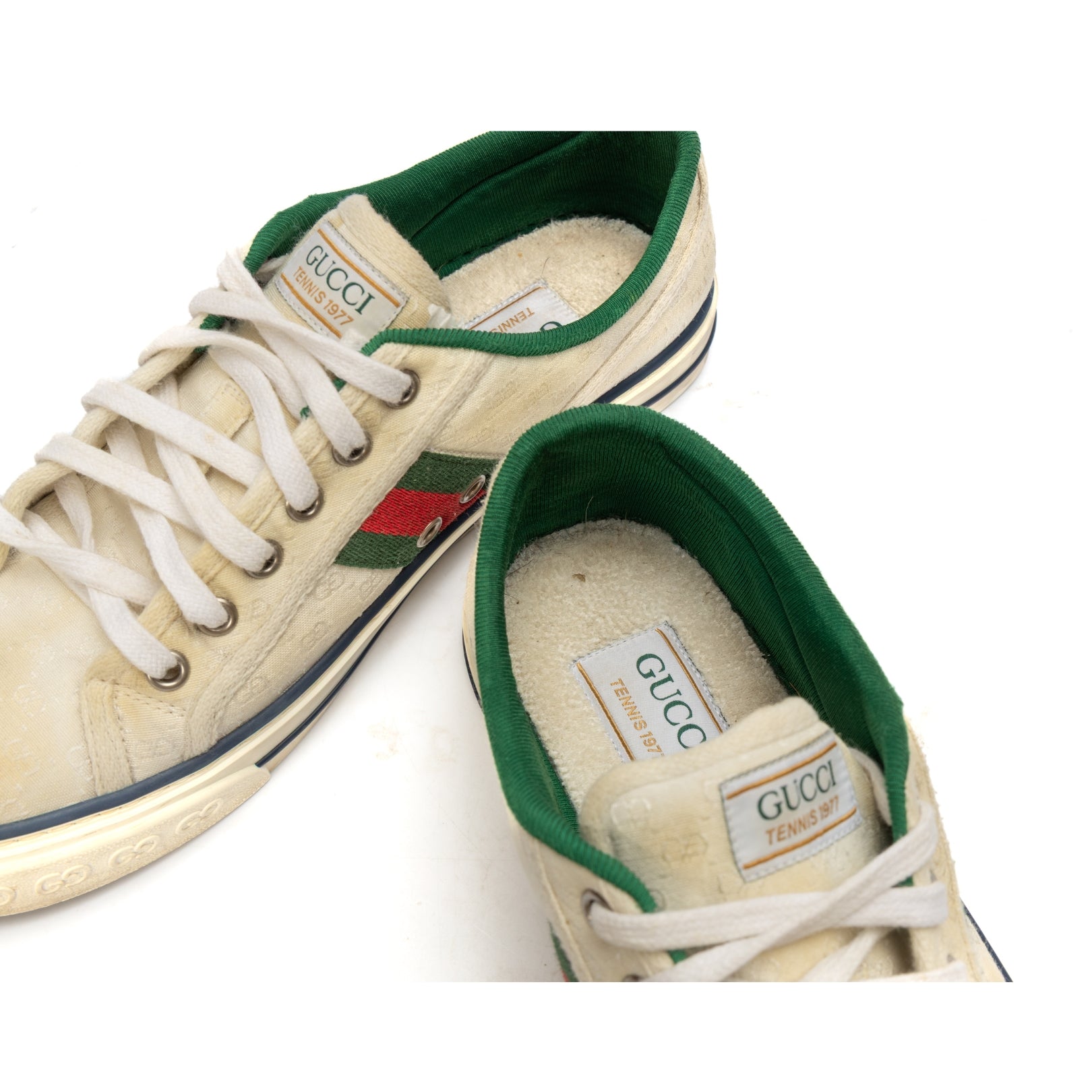 Gucci Tennis 1977 White Sneakers