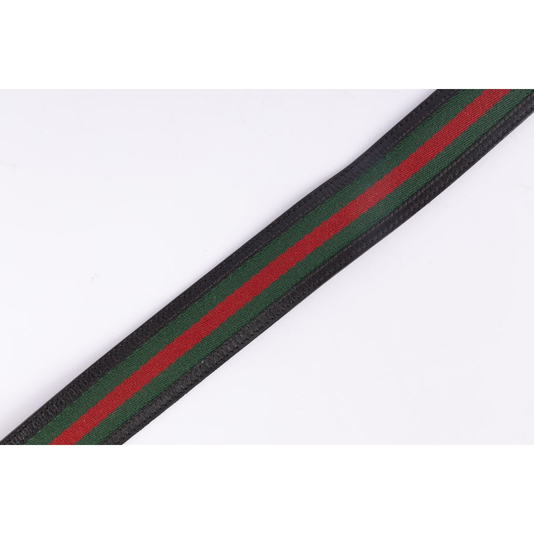 Gucci Interlocking GG Web Stripe belt