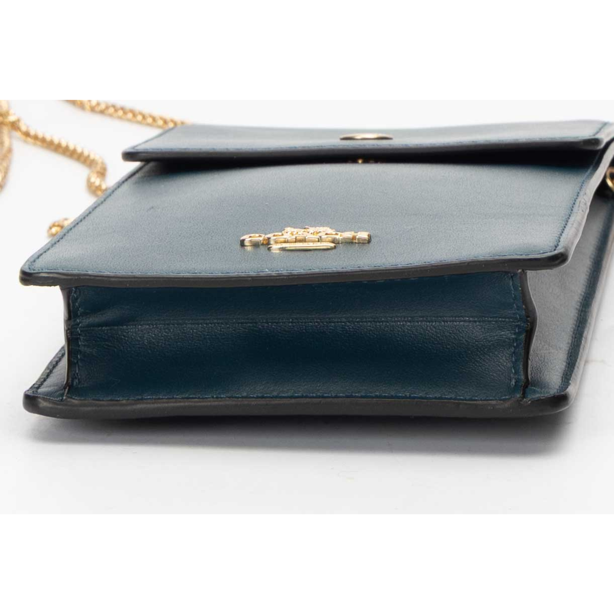 Coach Green Snap Phone Crossbody Bag