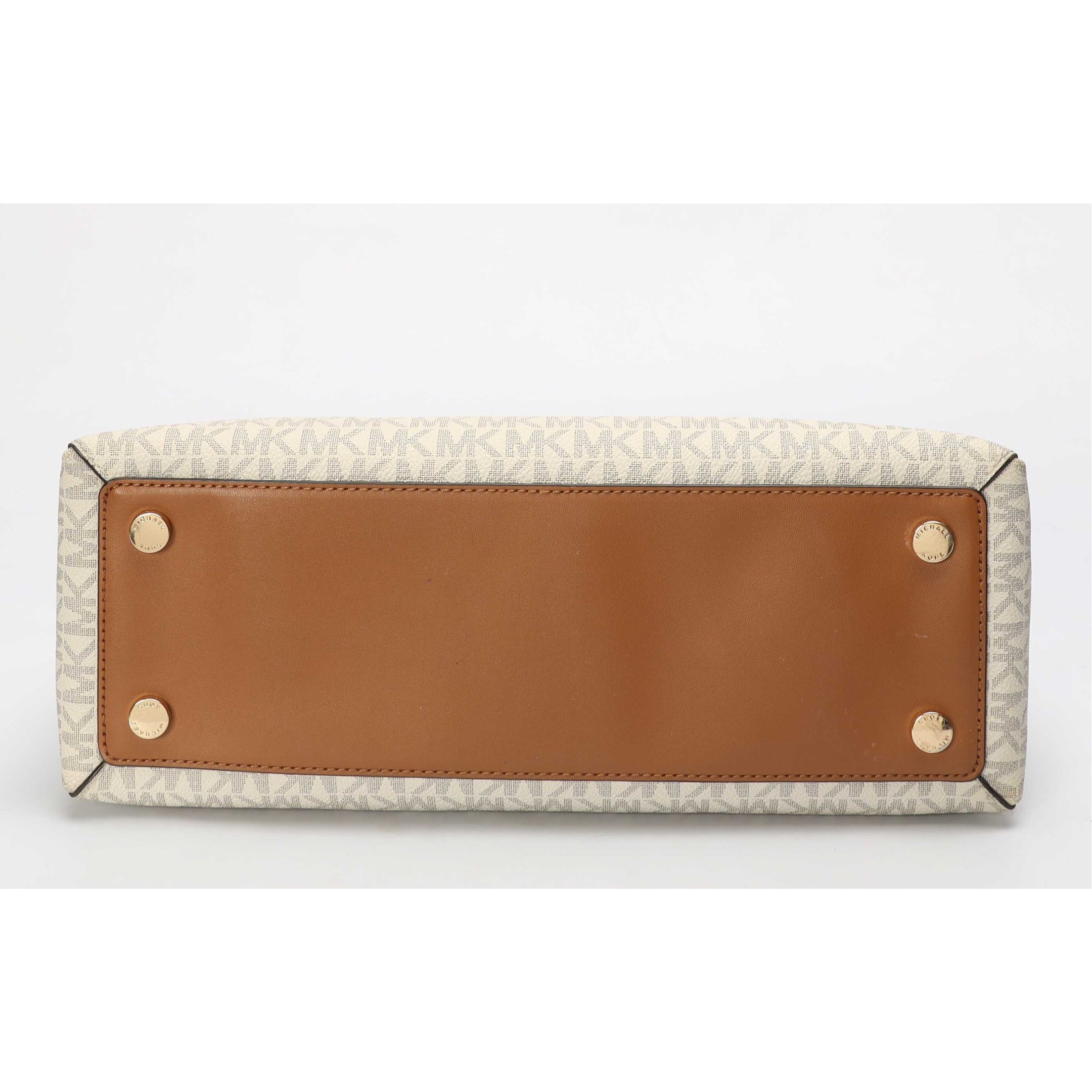 Michael Kors Whitney Medium Vanilla Signature Logo Tote