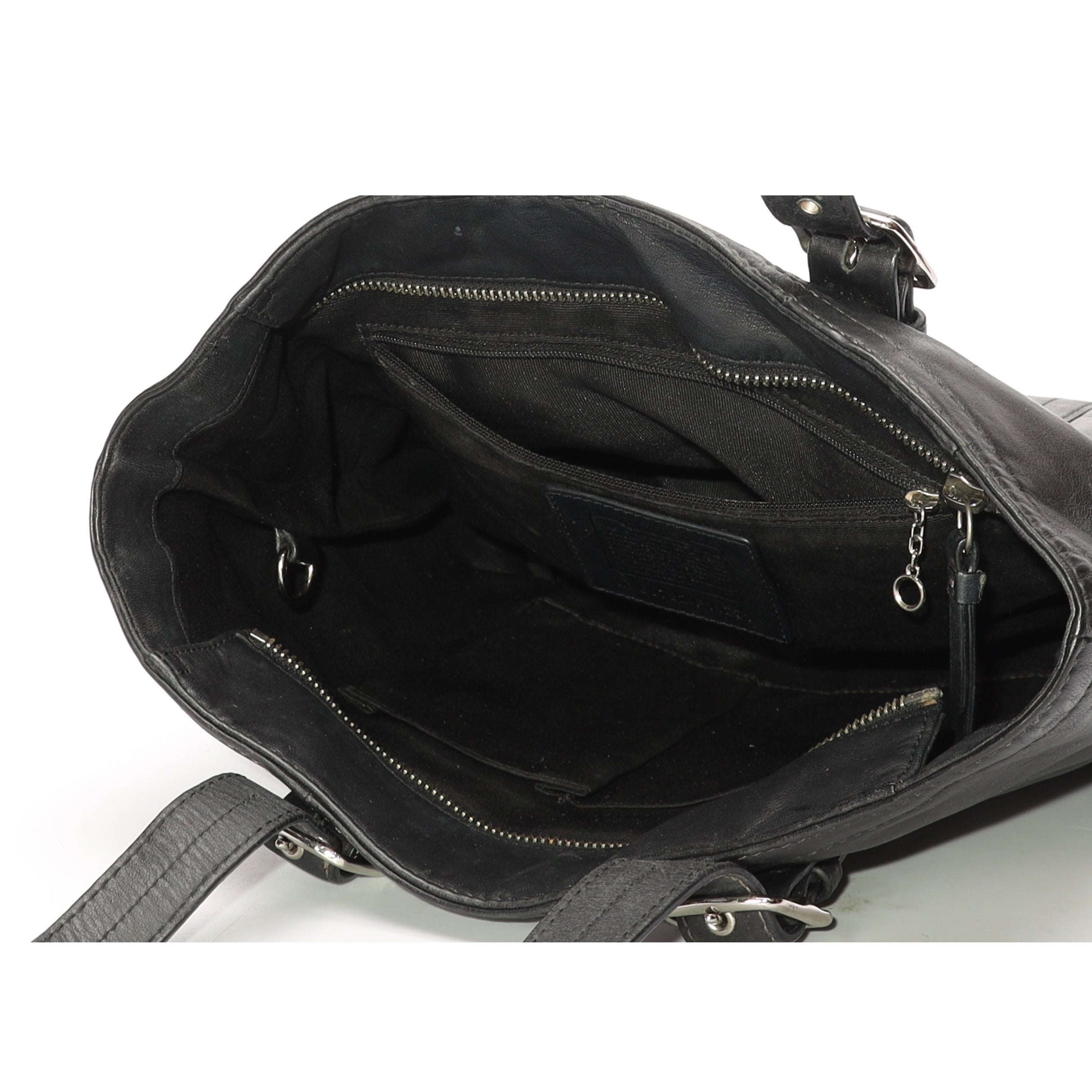 Coach Black Hampton Tote