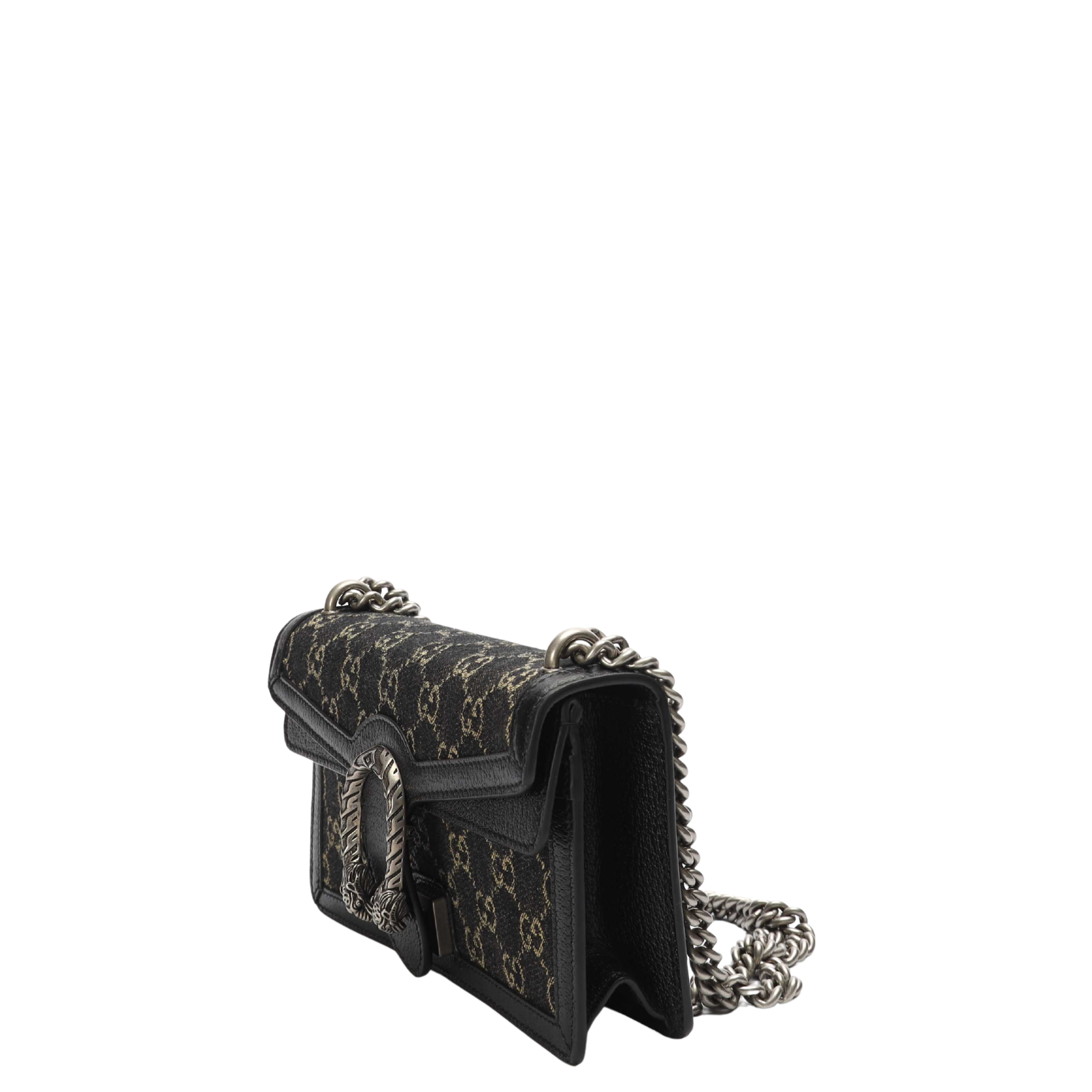 Gucci Dionysus GG Denim Mini Shoulder Bag