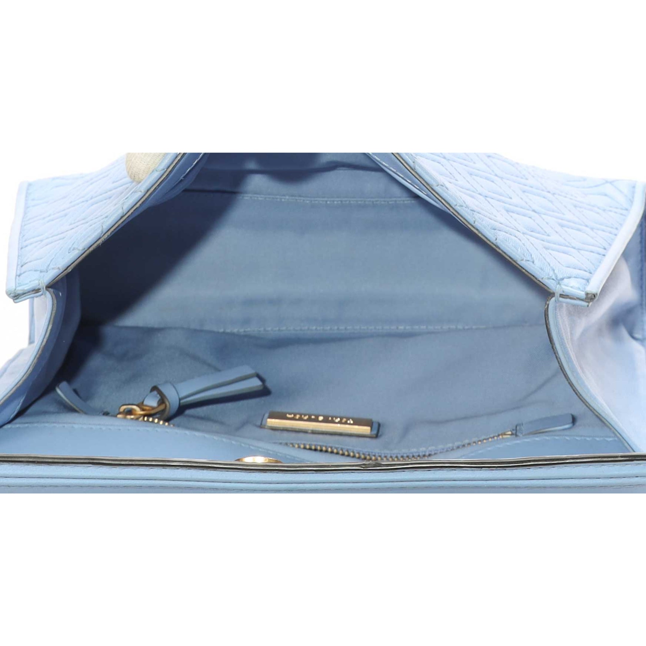 Tory Burch Blue Fleming Shoulder Bag