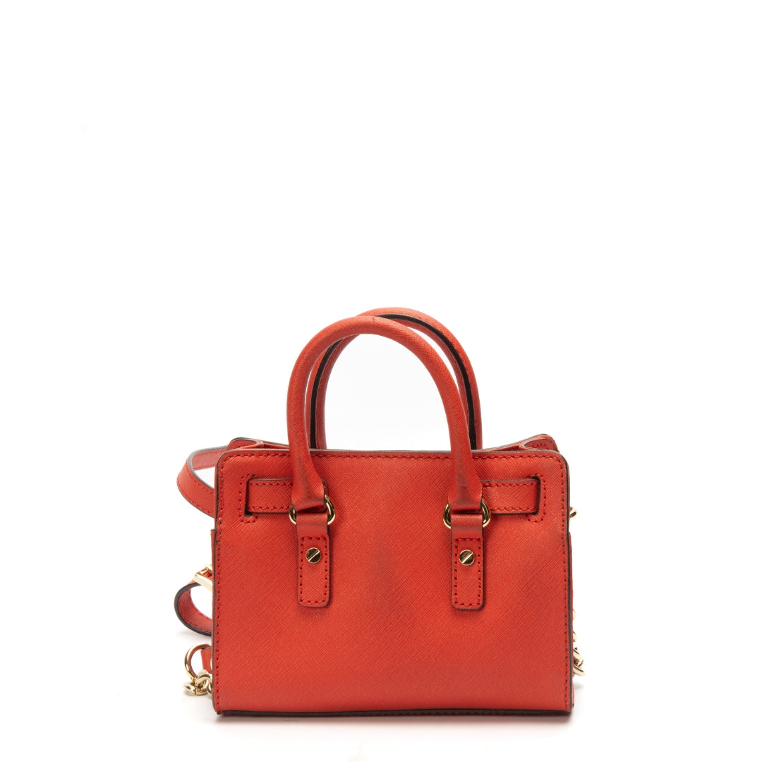 Michael Kors Red Mini Hamilton Crossbody Bag