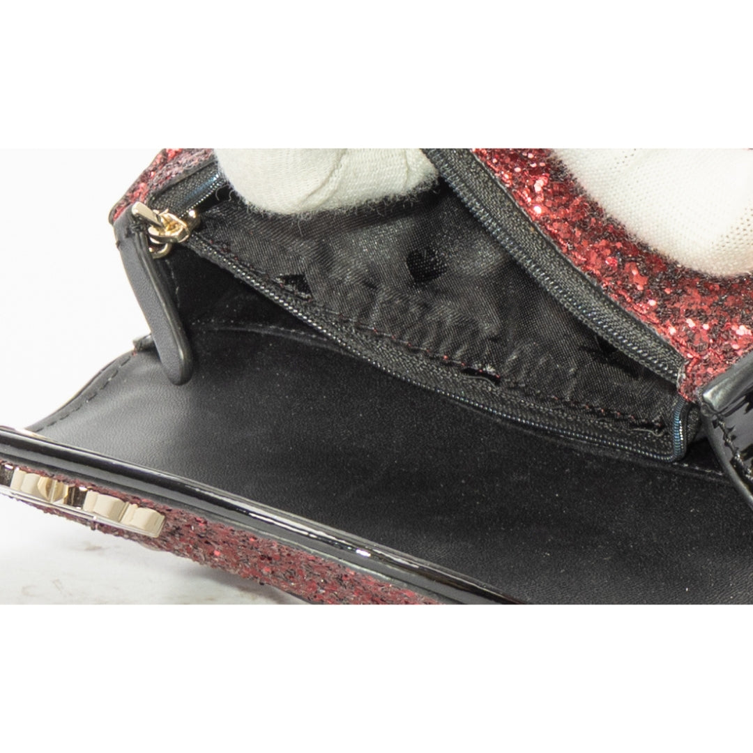 Kate Spade Odette Red Glitter Mini Satchel