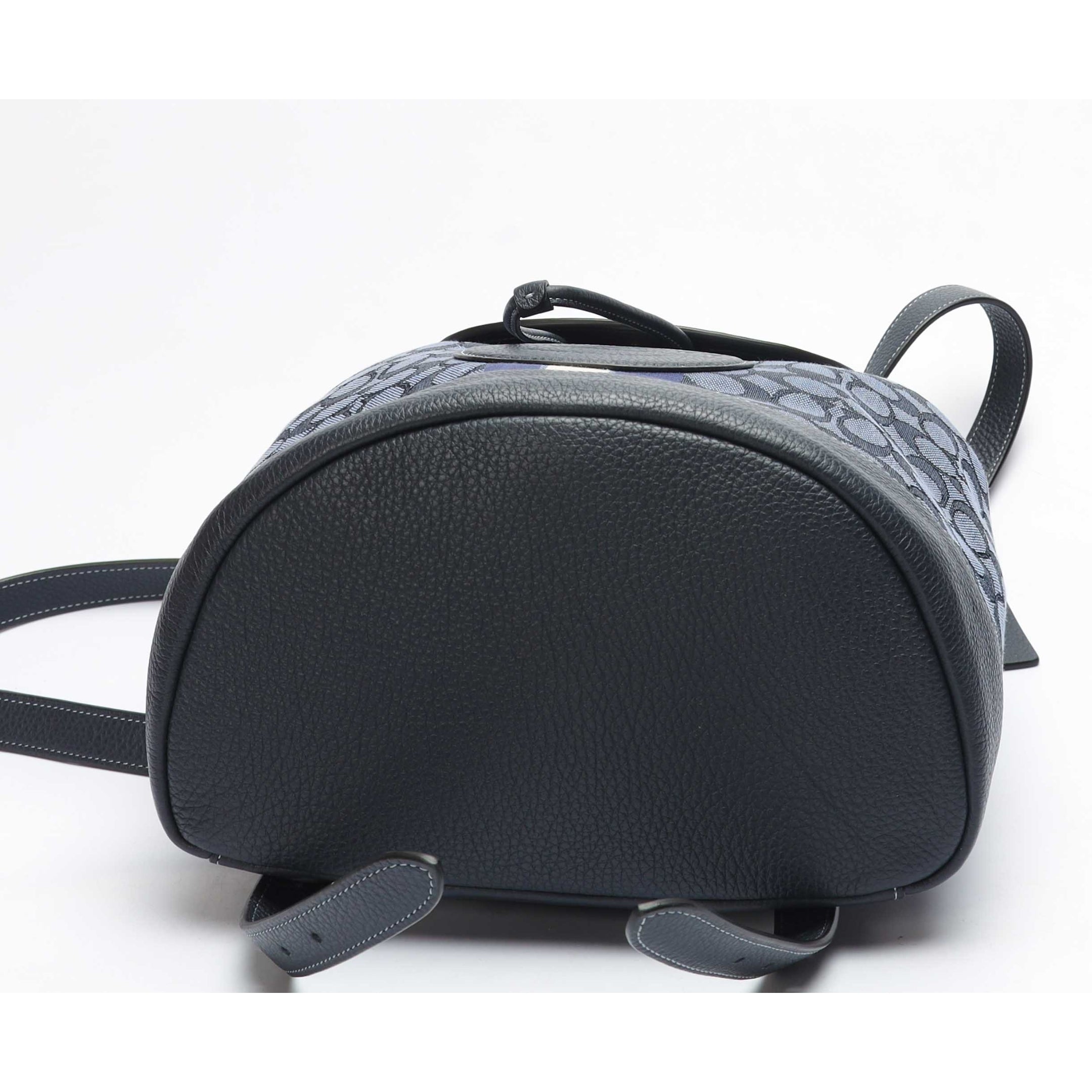 Coach Dempsey Navy Drawstring Backpack