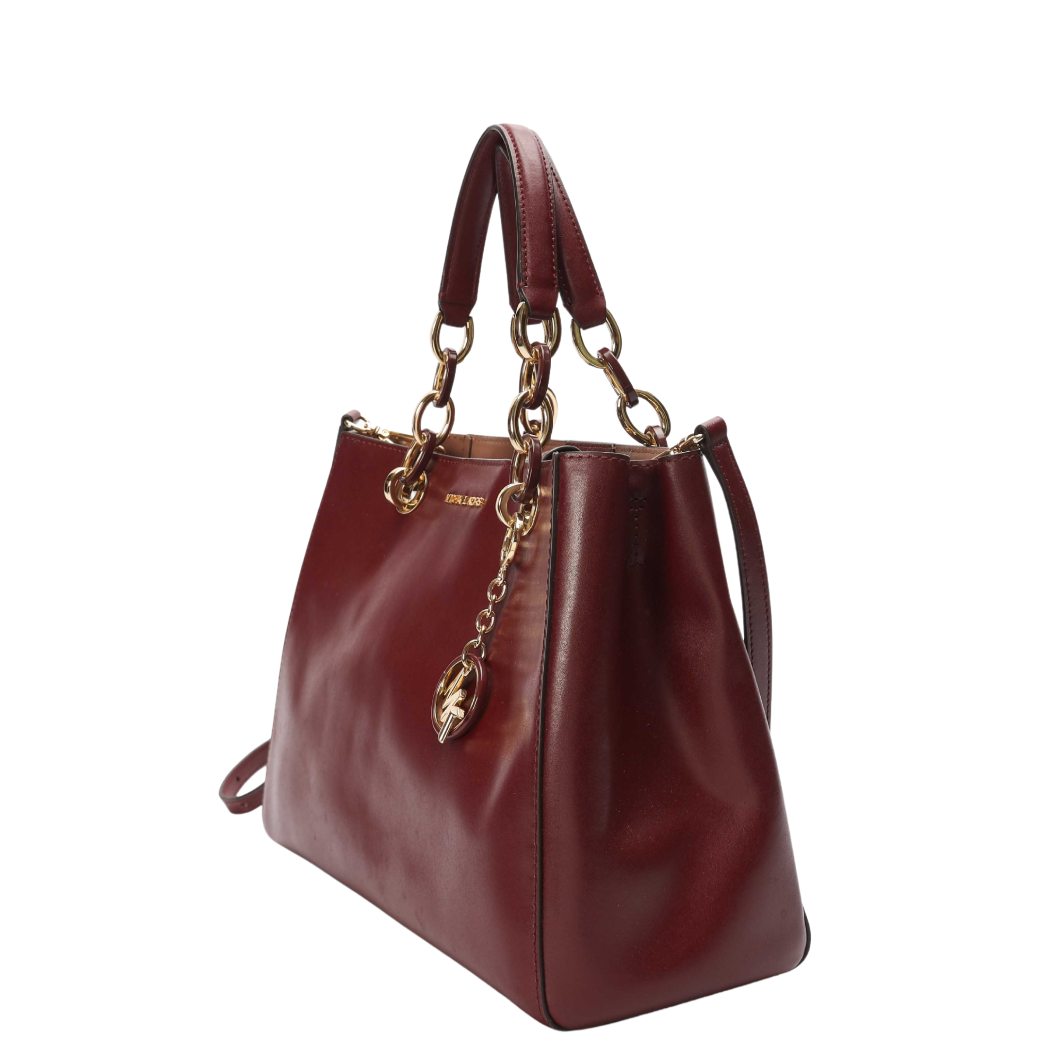 Michael Kors Cynthia Red Satchel