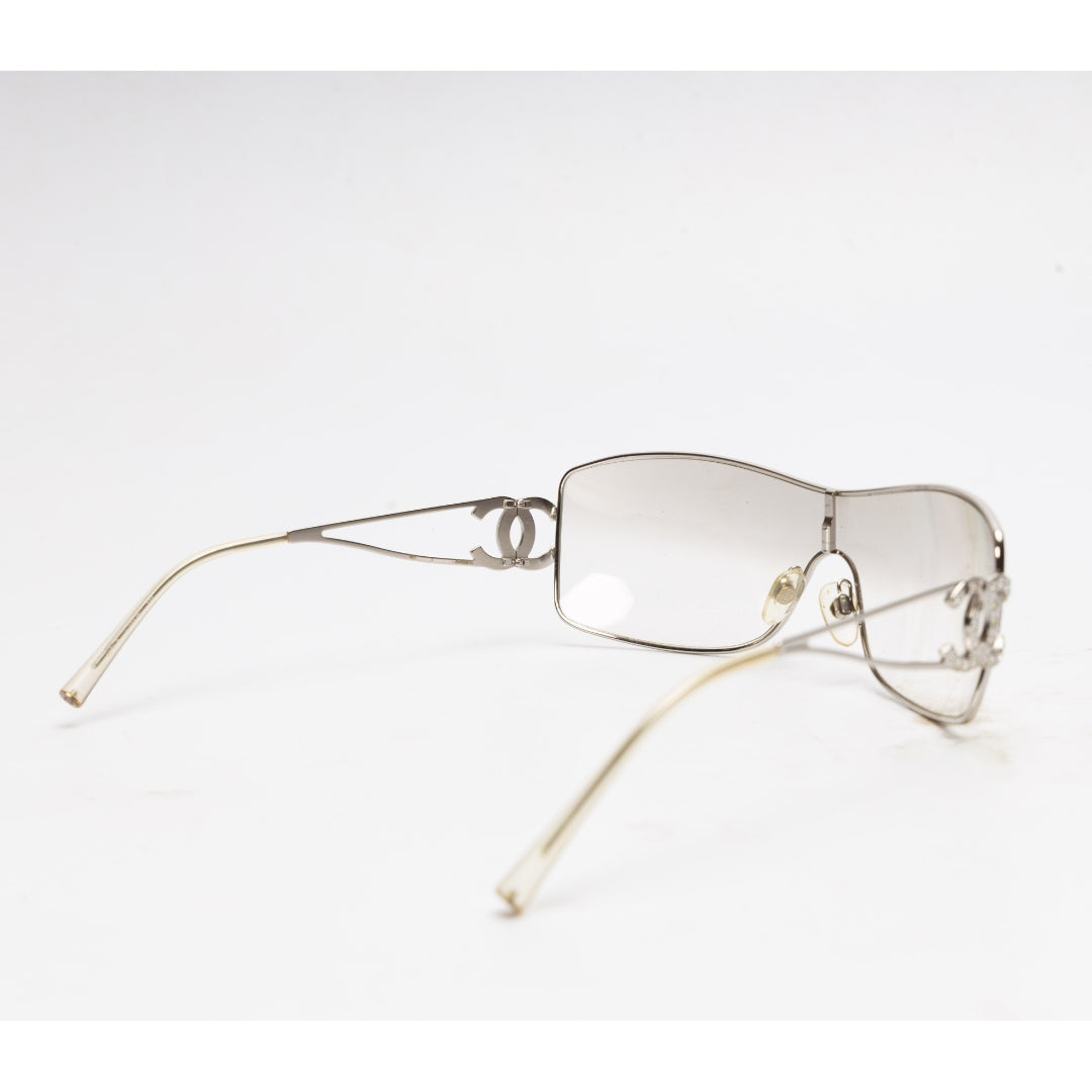 Chanel Crystal CC Logo Sunglasses