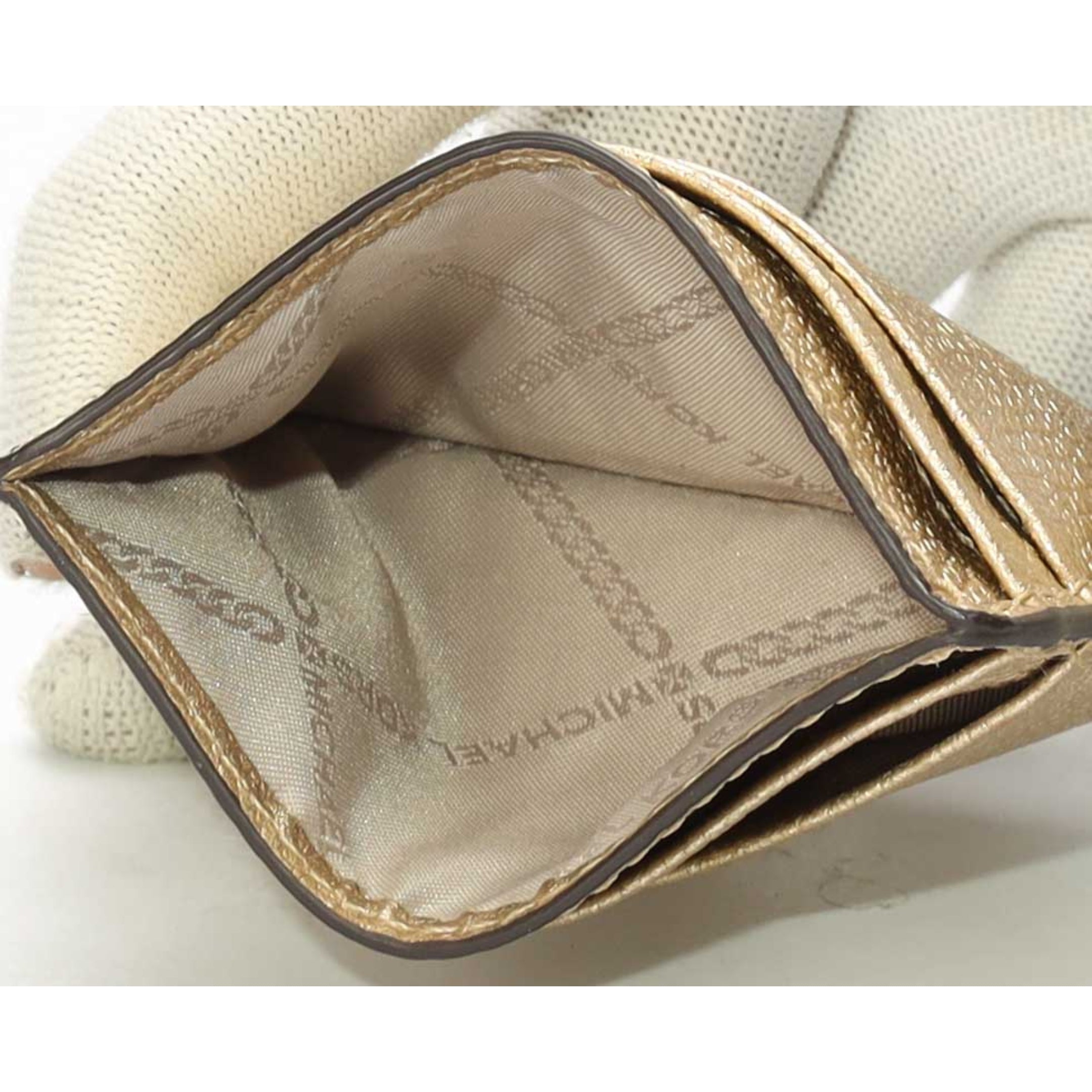 Michael Kors Metallic Card Holder