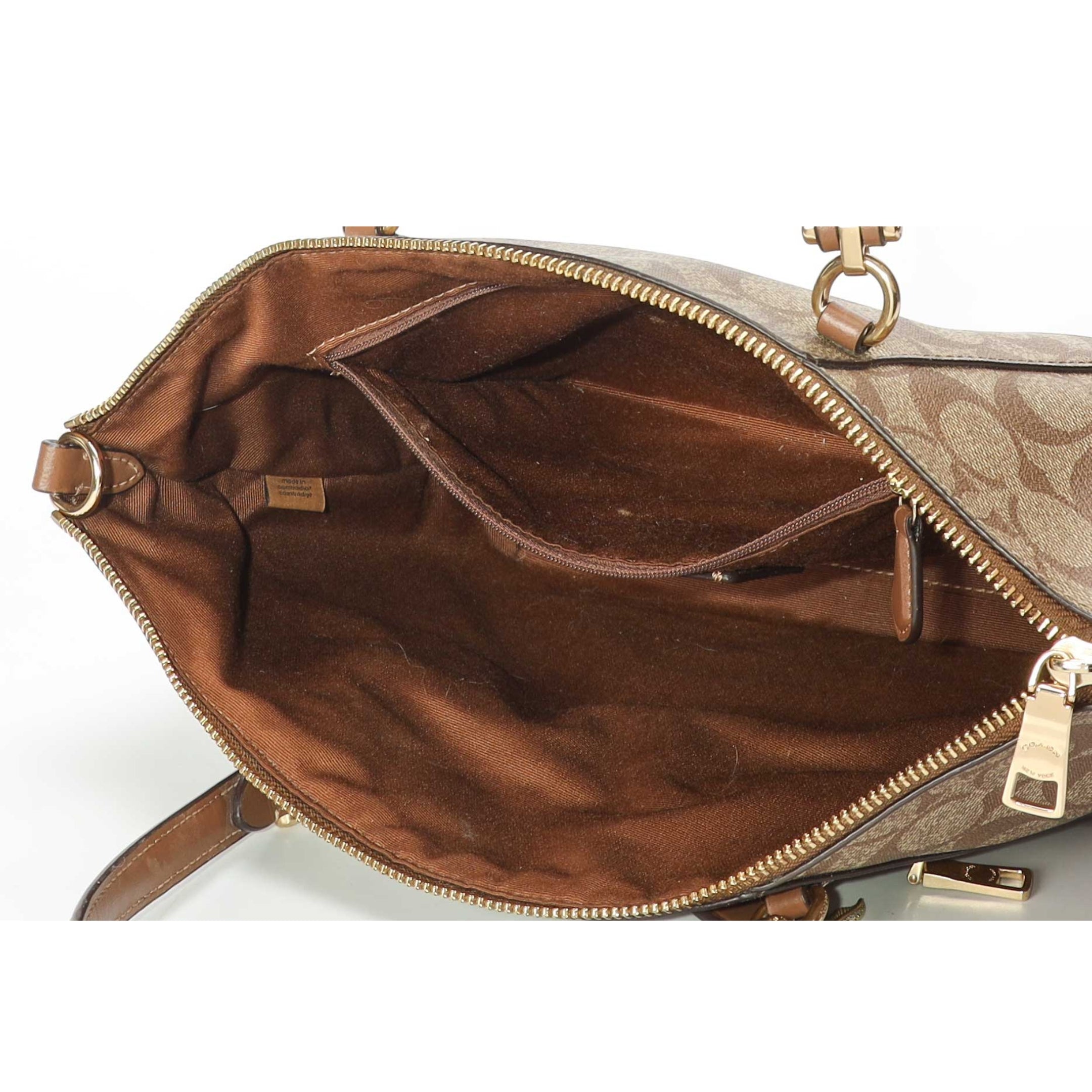 Coach Prairie Colorblock Signature Canvas Satchel