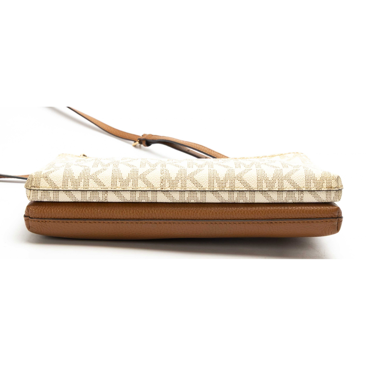 Michael Kors Jet Set Double Gusset Logo Crossbody Bag