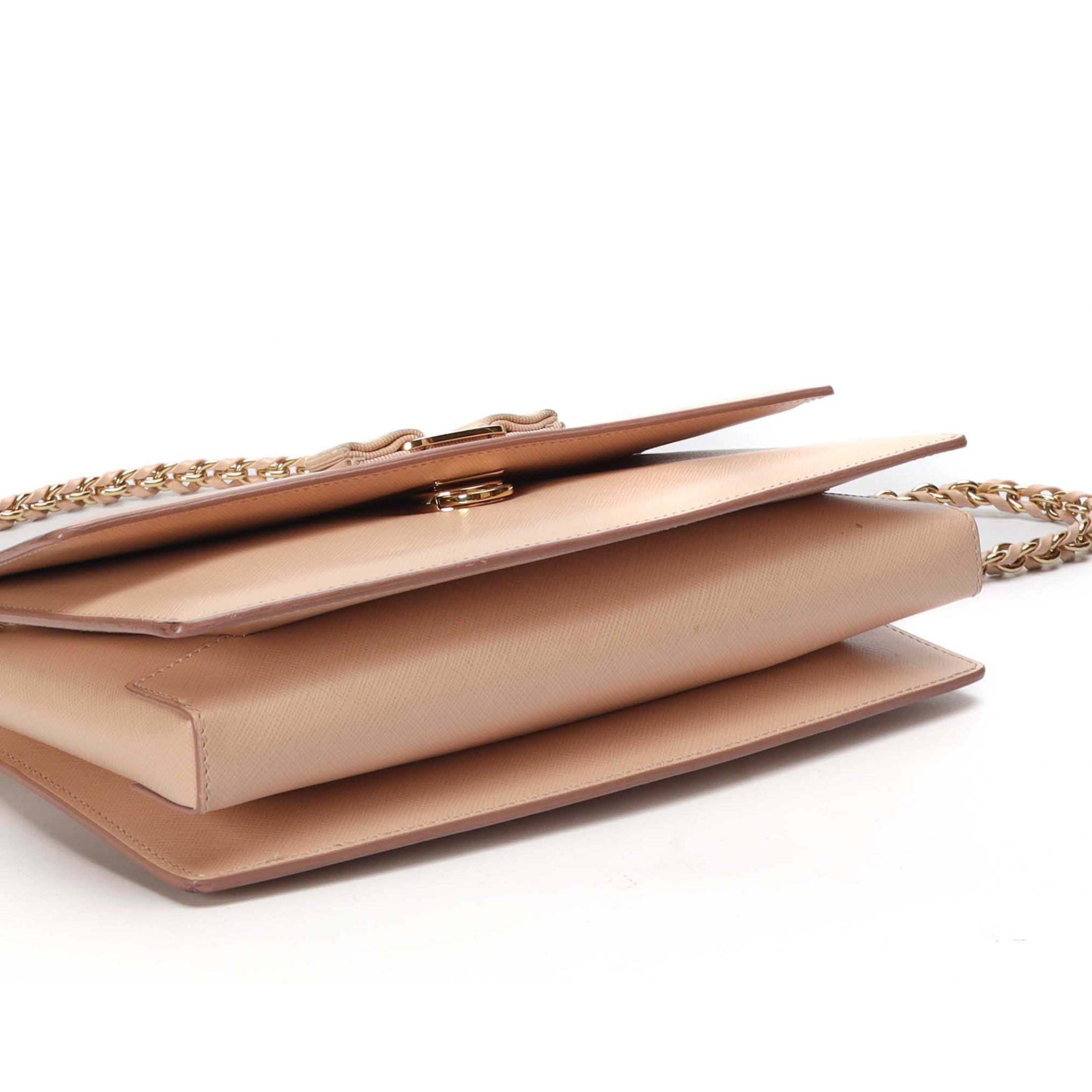 Salvatore Ferragamo Light Pink Ginny Crossbody Bag