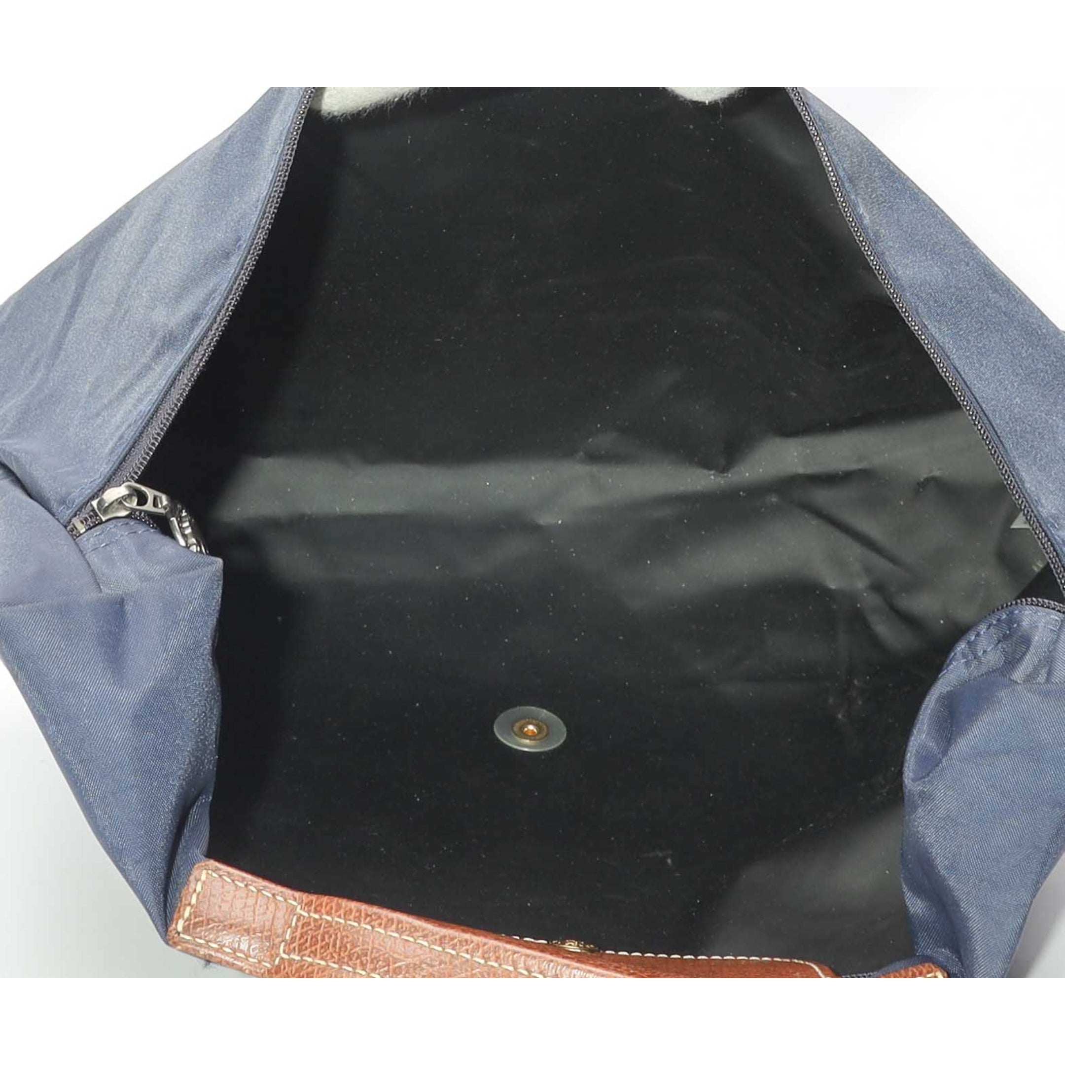 Longchamp Le Pliage Navy Foldable Briefcase