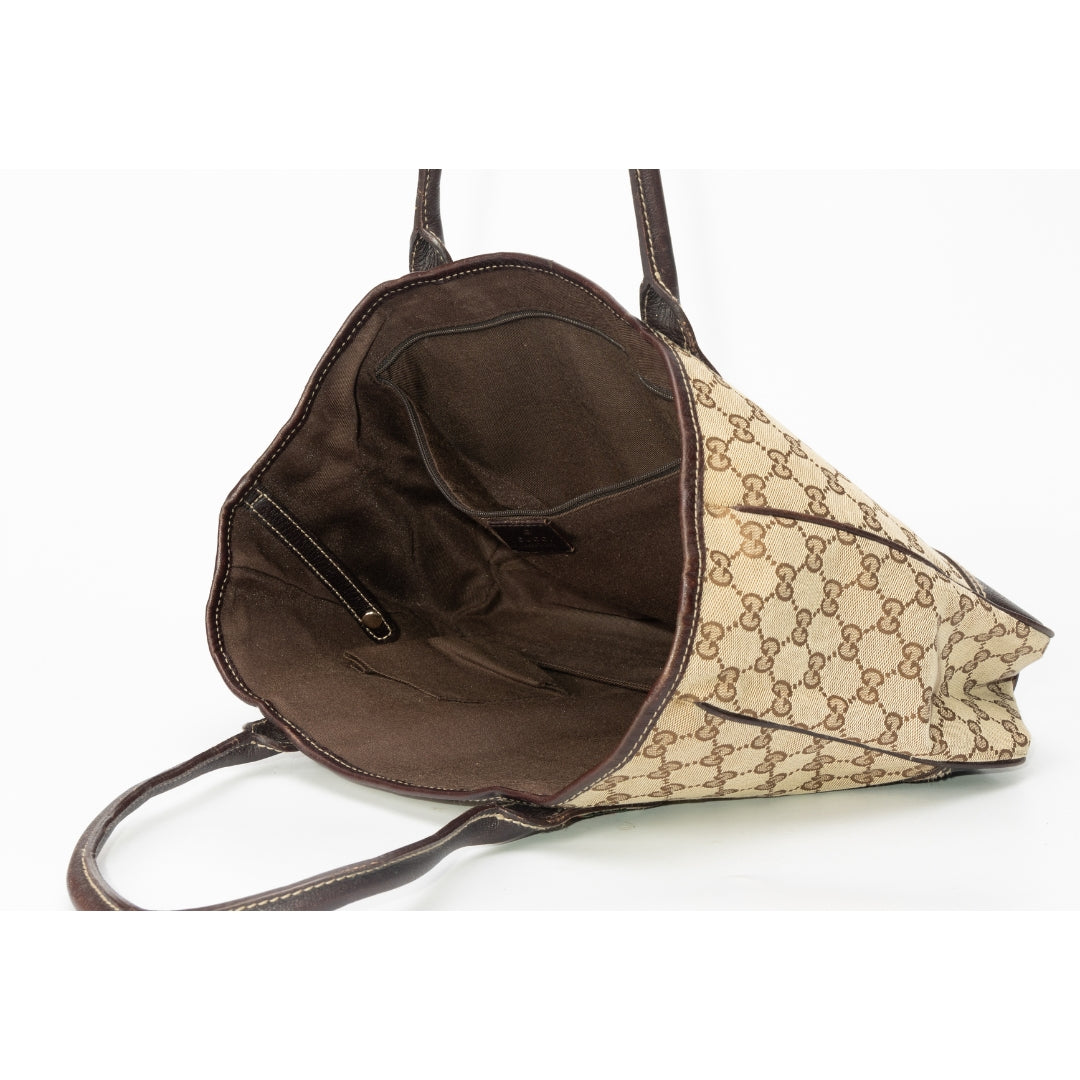Gucci Brown GG Canvas Princy Tote Bag