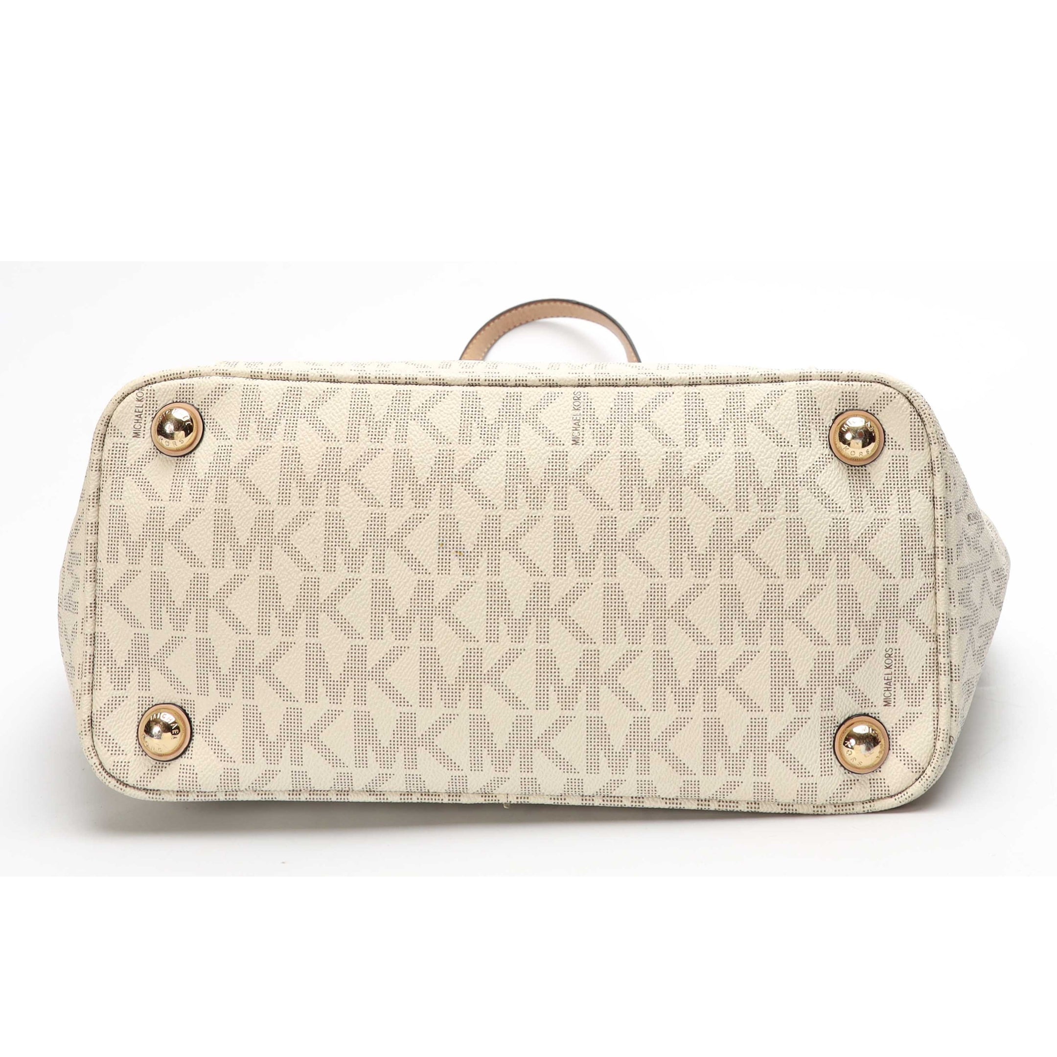 Michael Kors Vanilla Logo Jet Set Tote