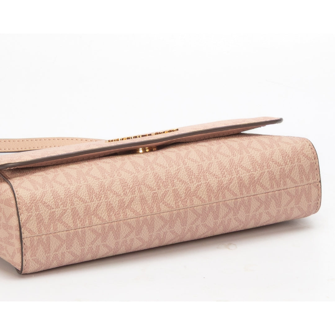 Michael Kors Pink Logo Convertible Crossbody Bag