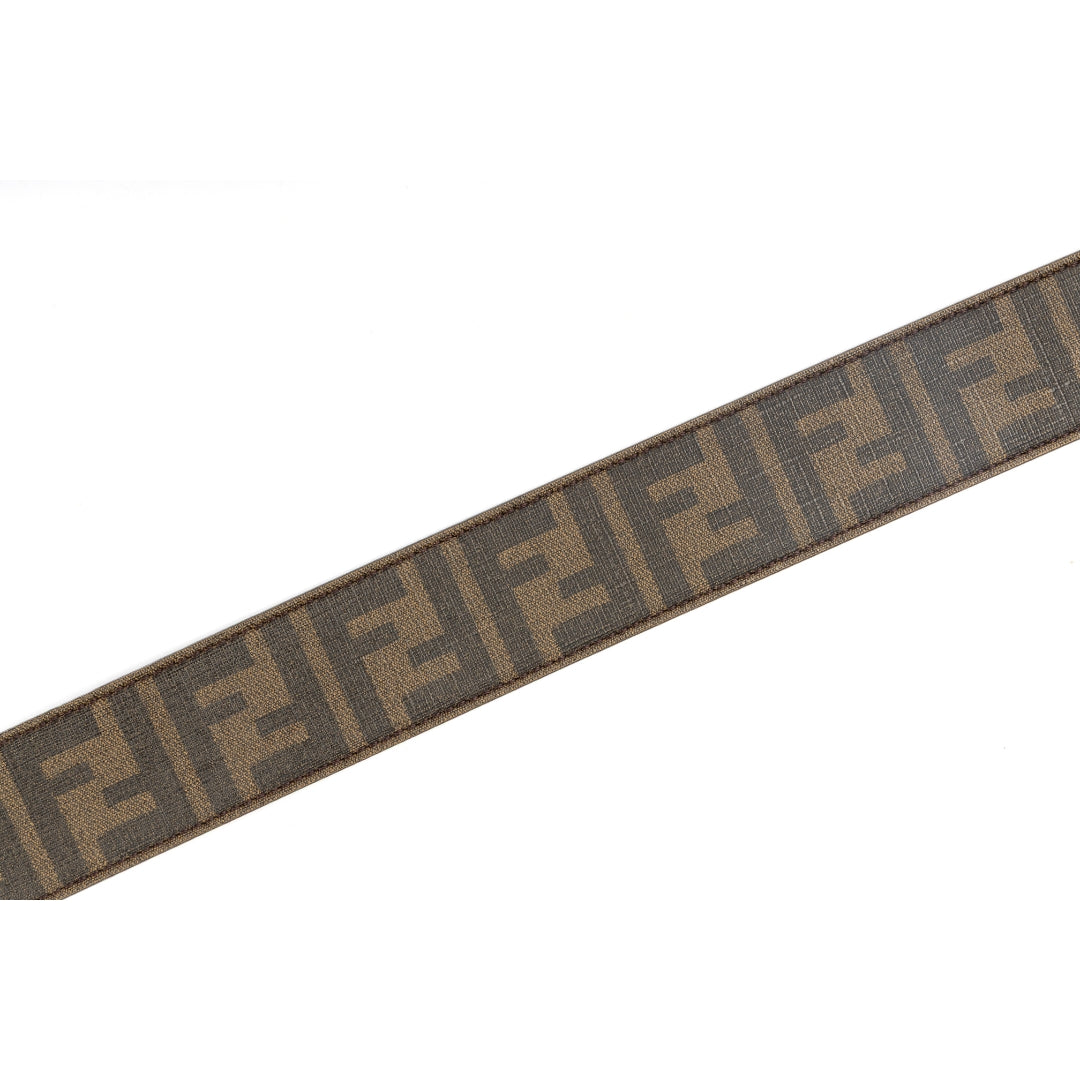 Fendi Zucca FF Logo Leather Belt