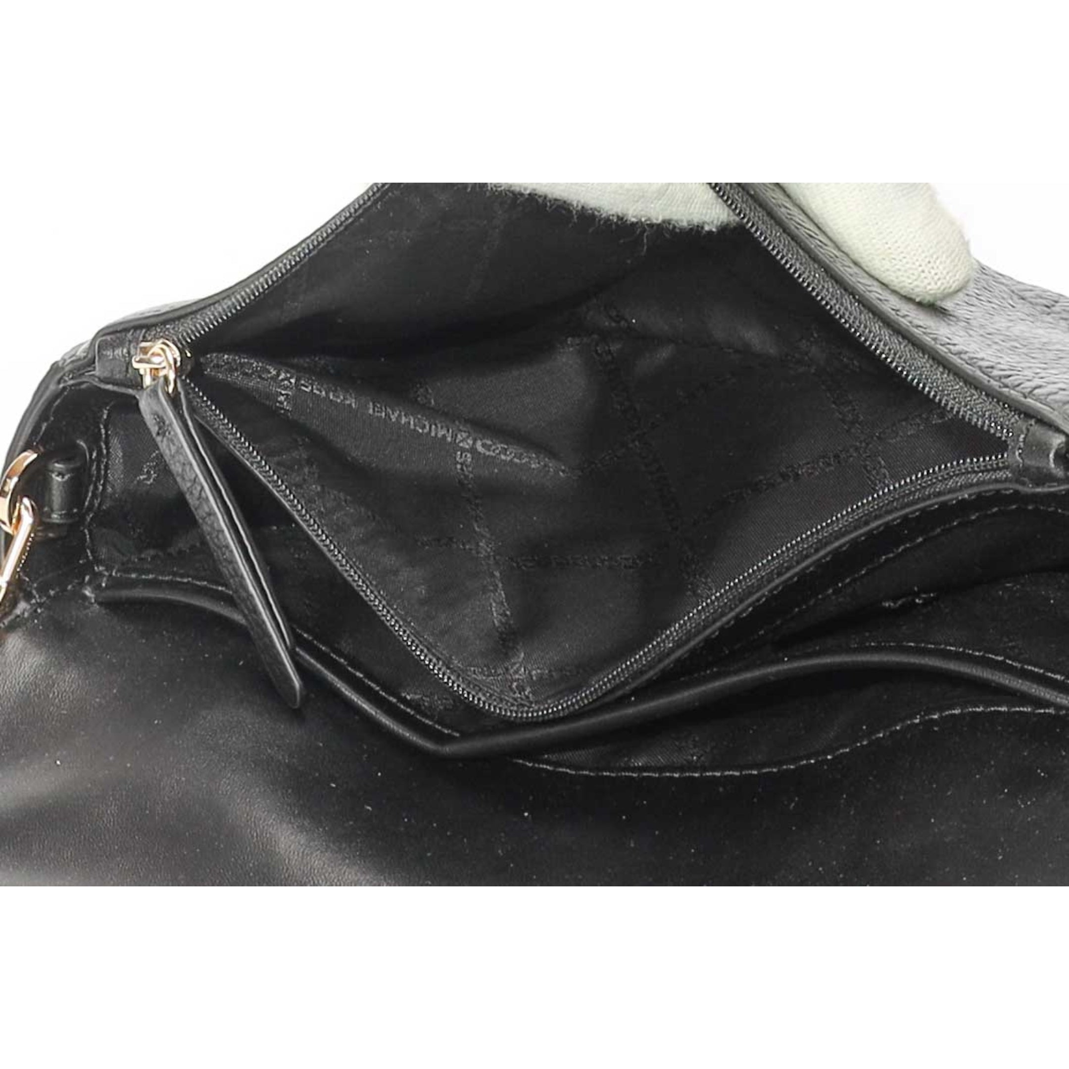 Michael Kors Izzy Black Chain Clutch