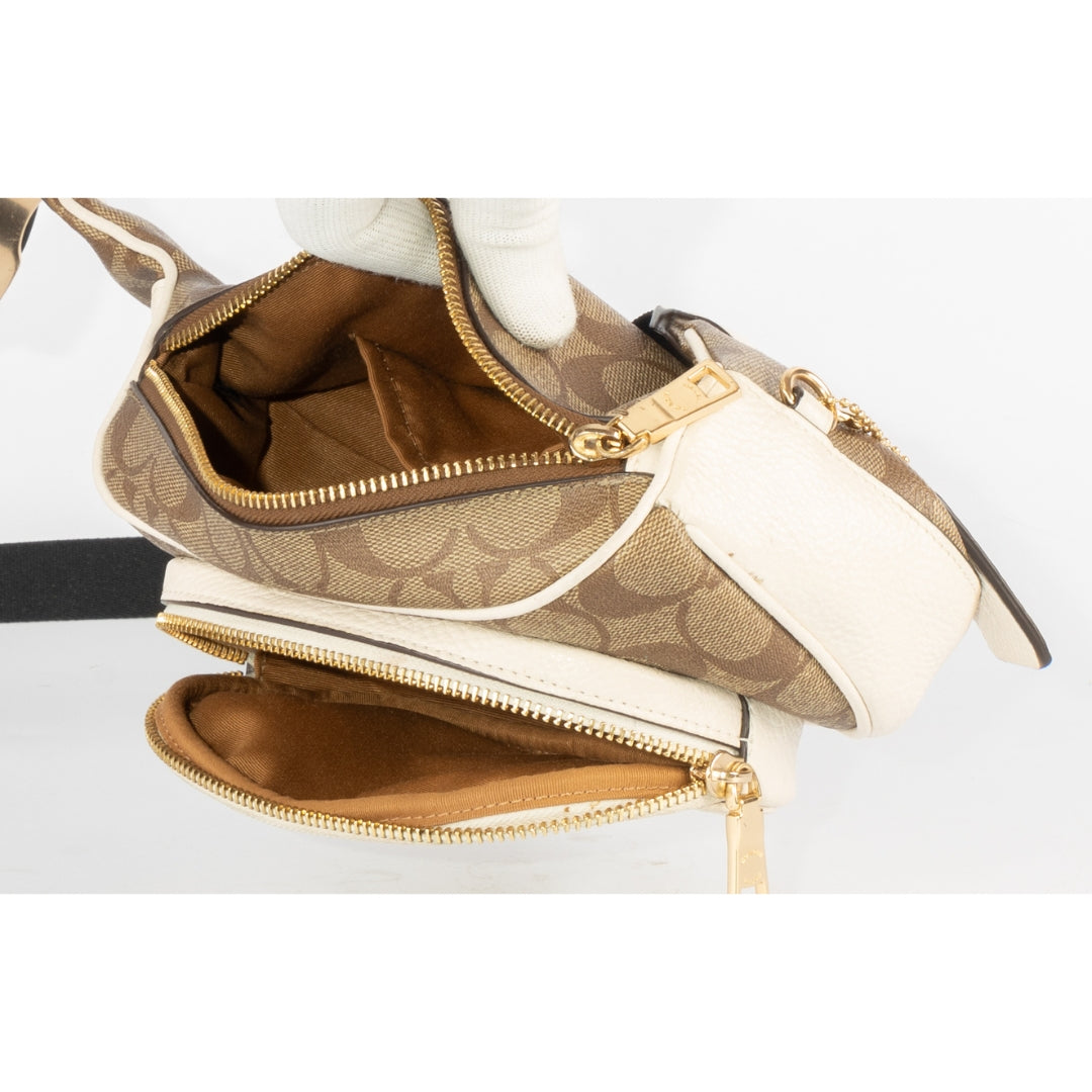 Coach Court Signature Canvas Belt Bag