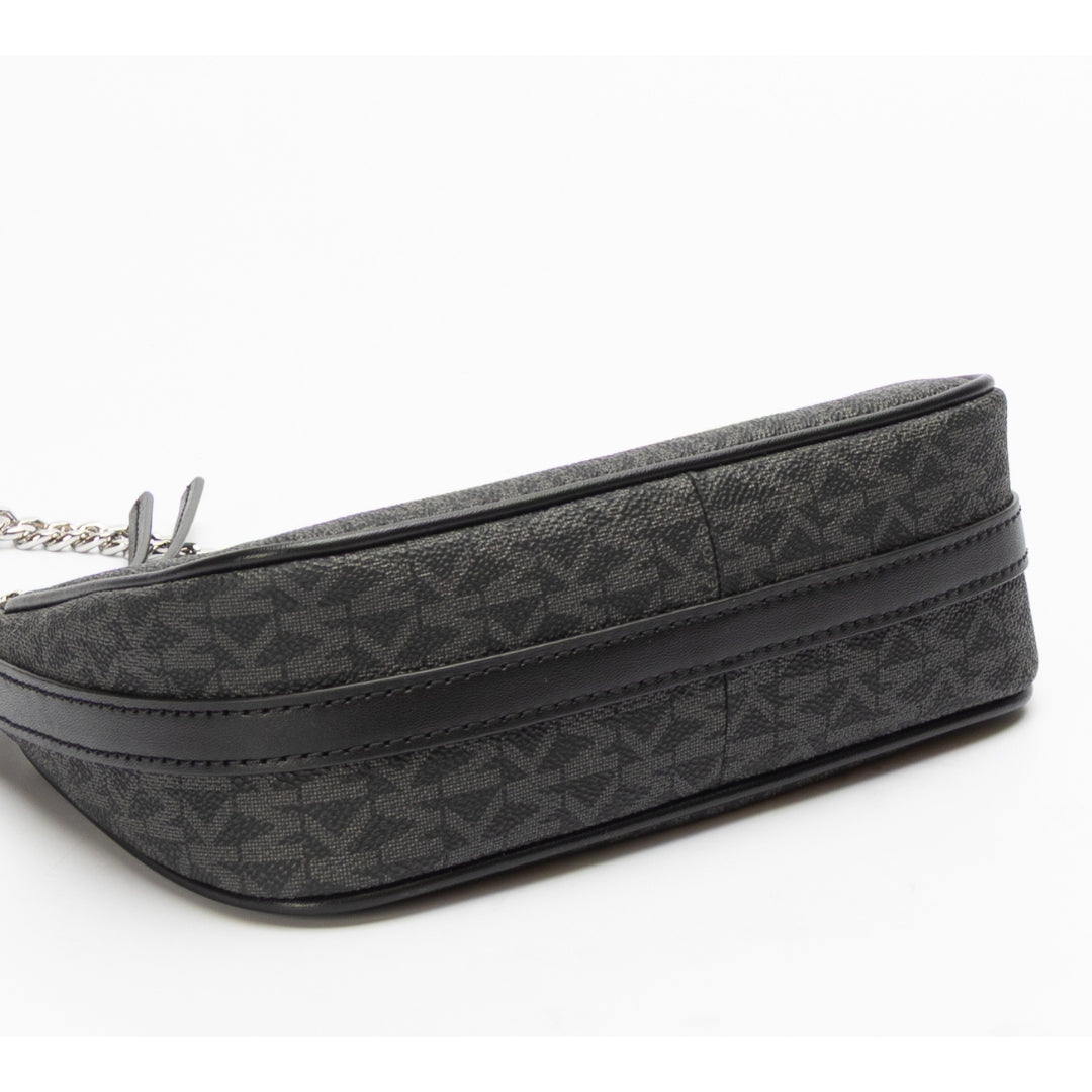 Michael Kors Black Jet Set Charm Small Logo Pochette
