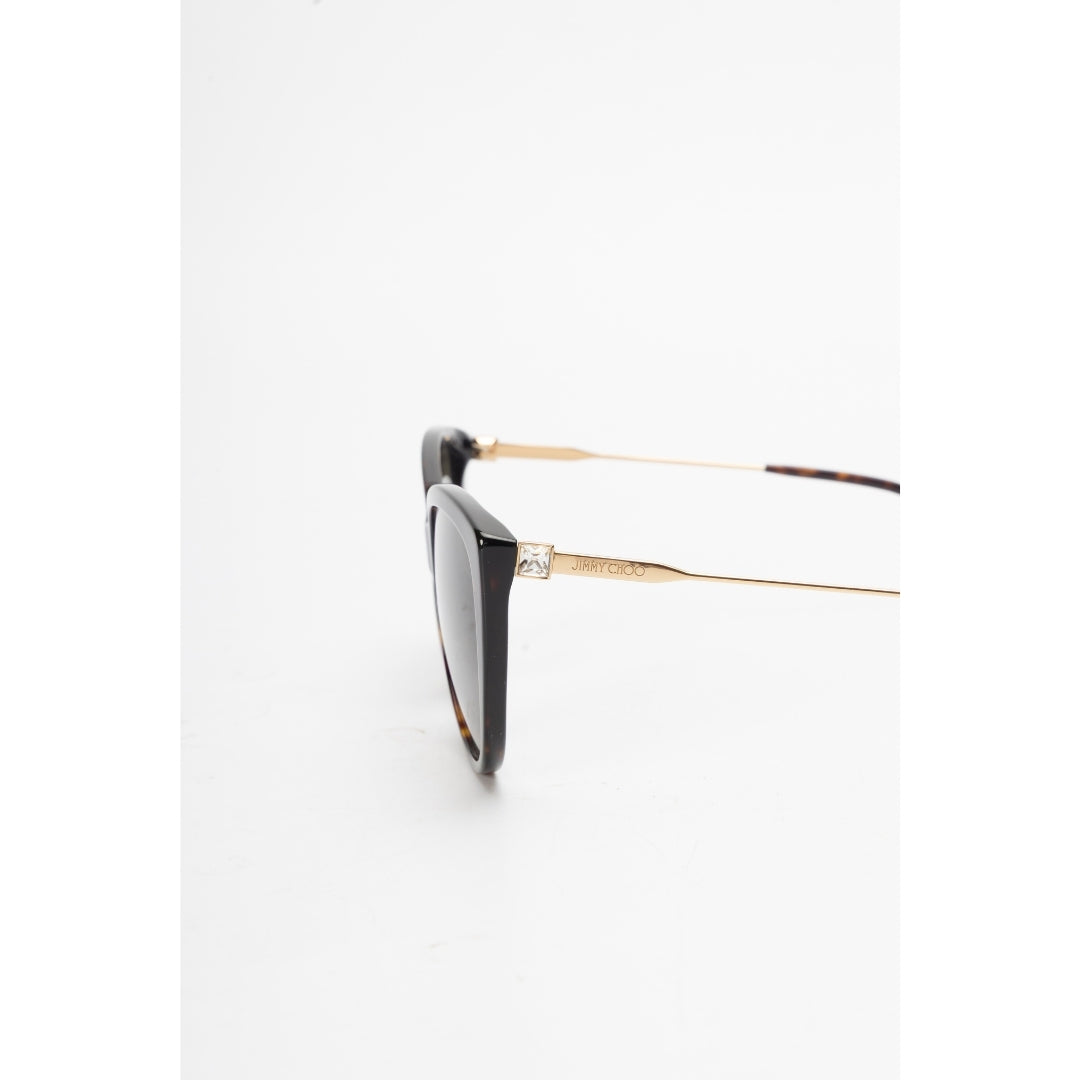Jimmy Choo Brown Cat Eye Sunglasses