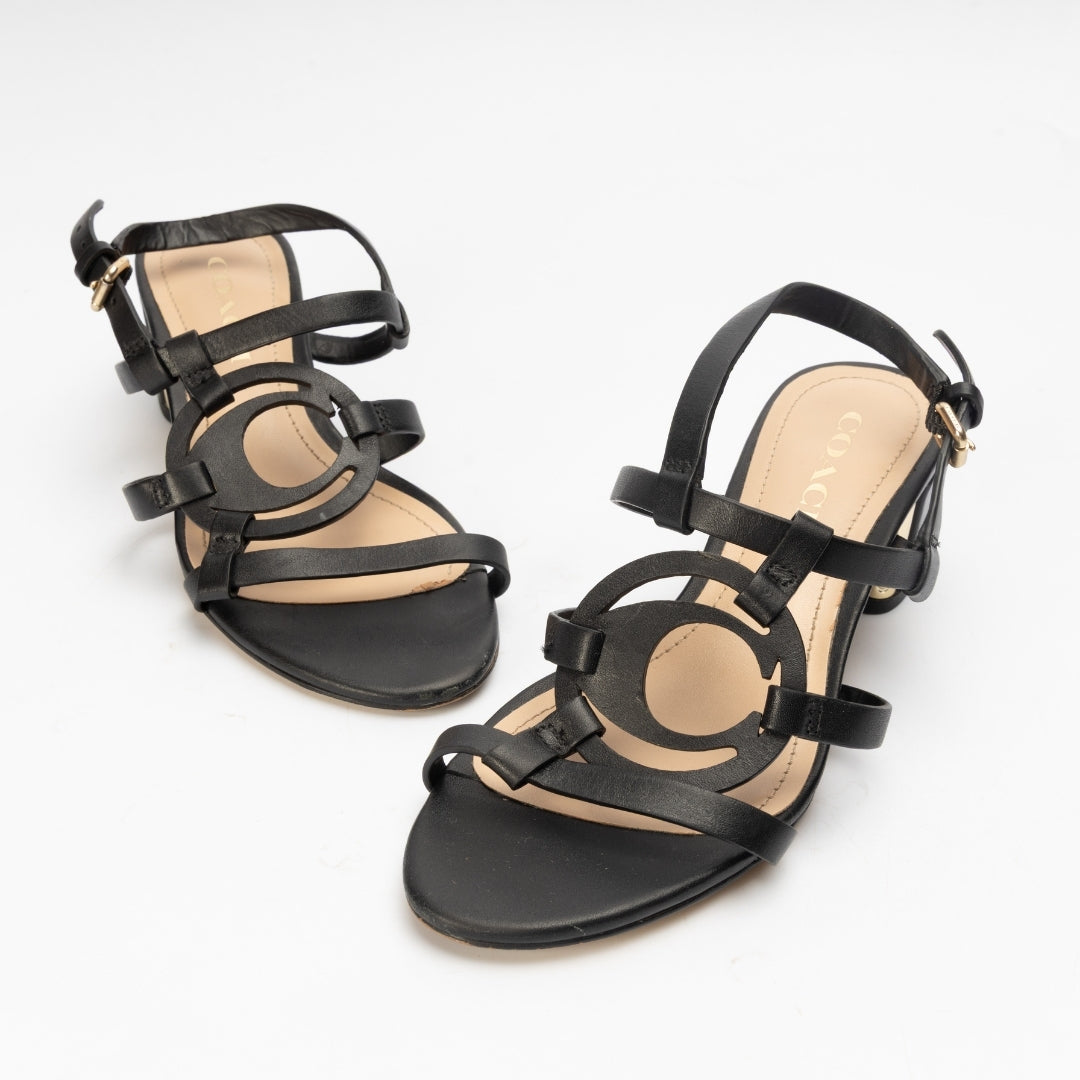 Coach Edina Chunky Heeled Sandals