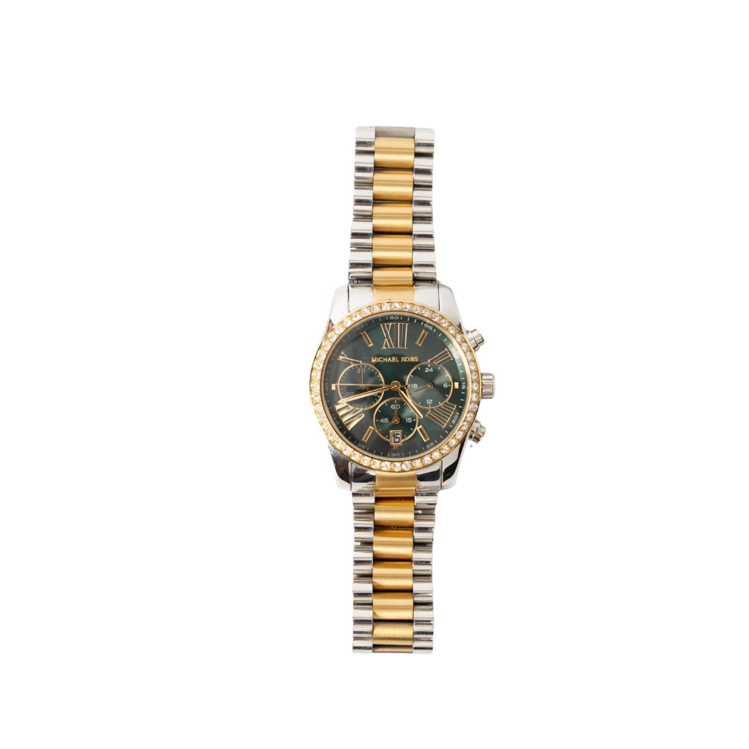 Michael Kors Lexington Two-Tone Chronograph Watch