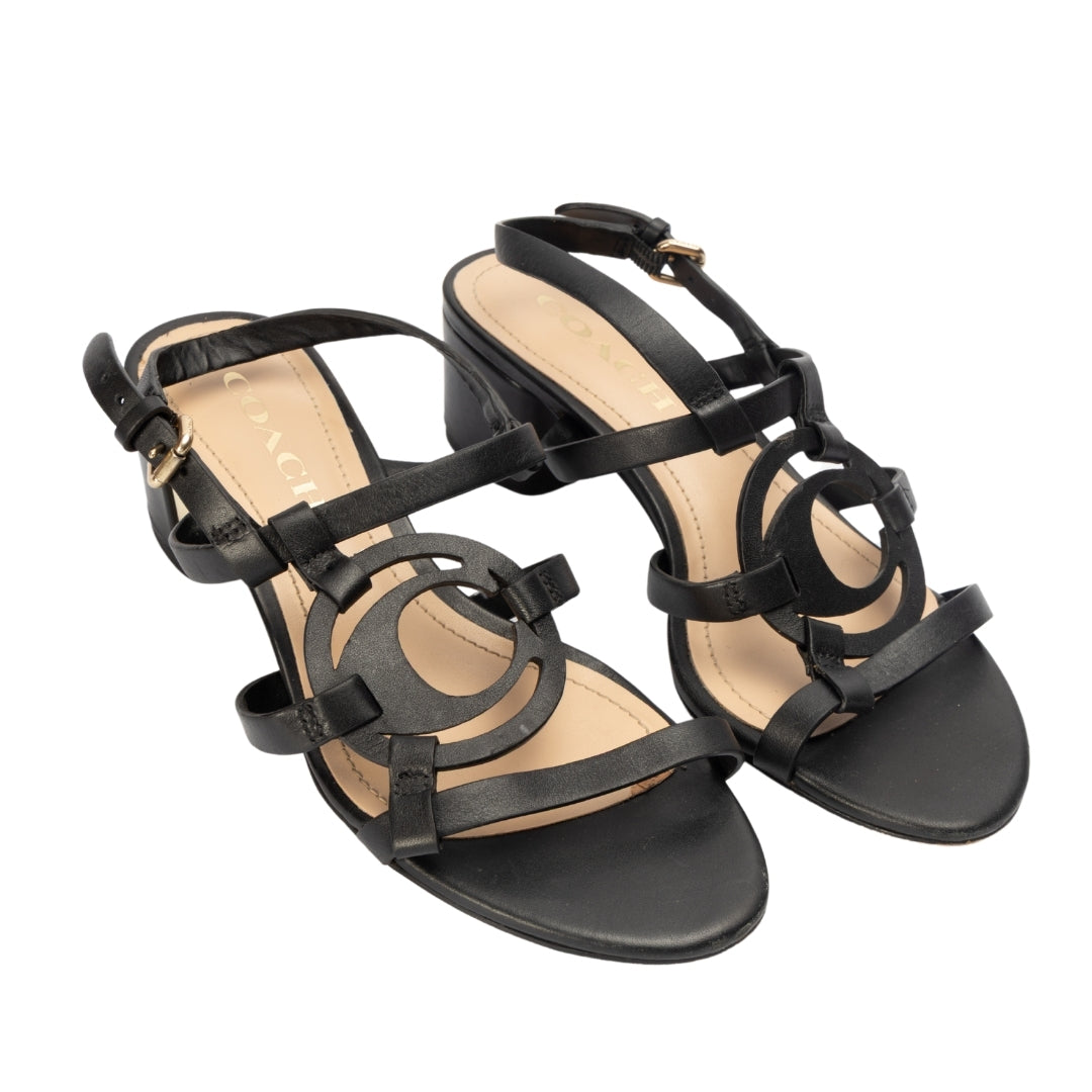 Coach Edina Chunky Heeled Sandals