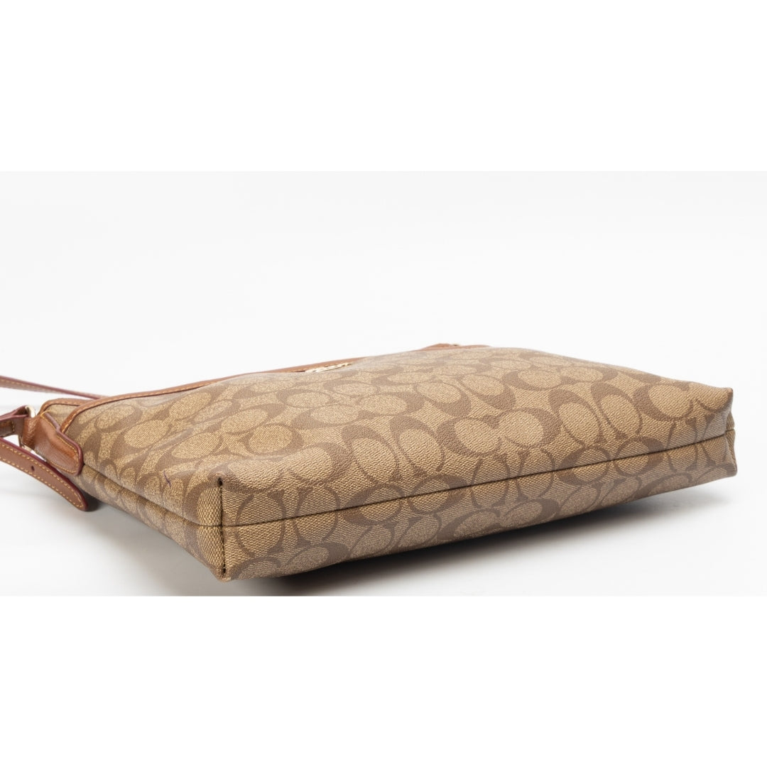 Coach Leather File Messenger Bag