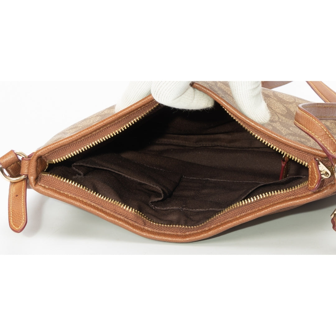 Coach Leather File Messenger Bag