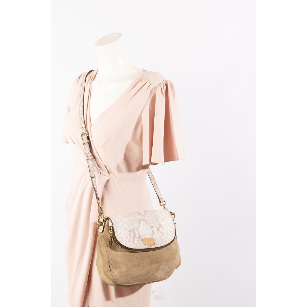Michael Kors Convertible Bedford Suede Shoulder Bag