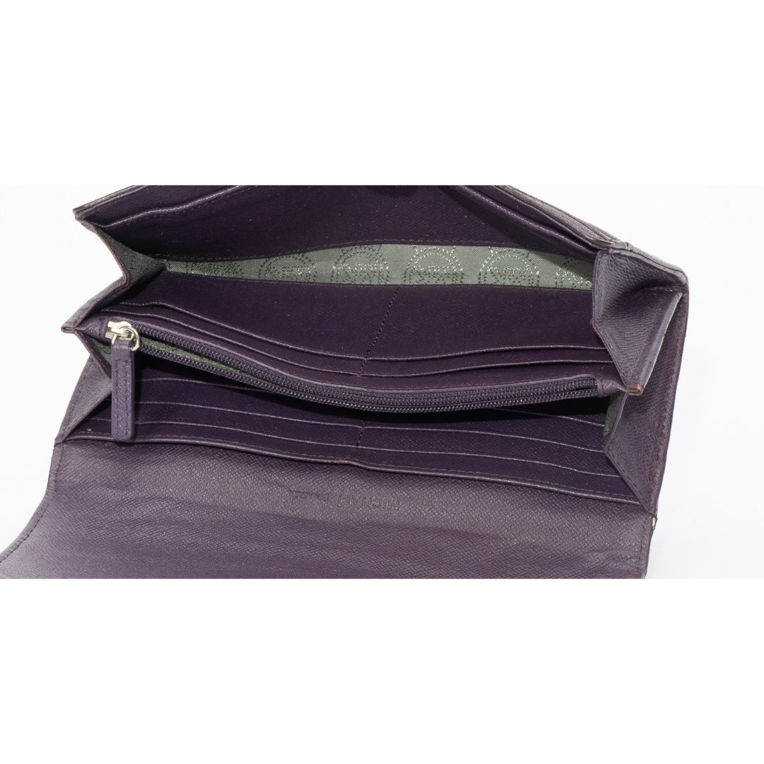 Michael Kors Python Embossed Leather Hamilton Flap Wallet