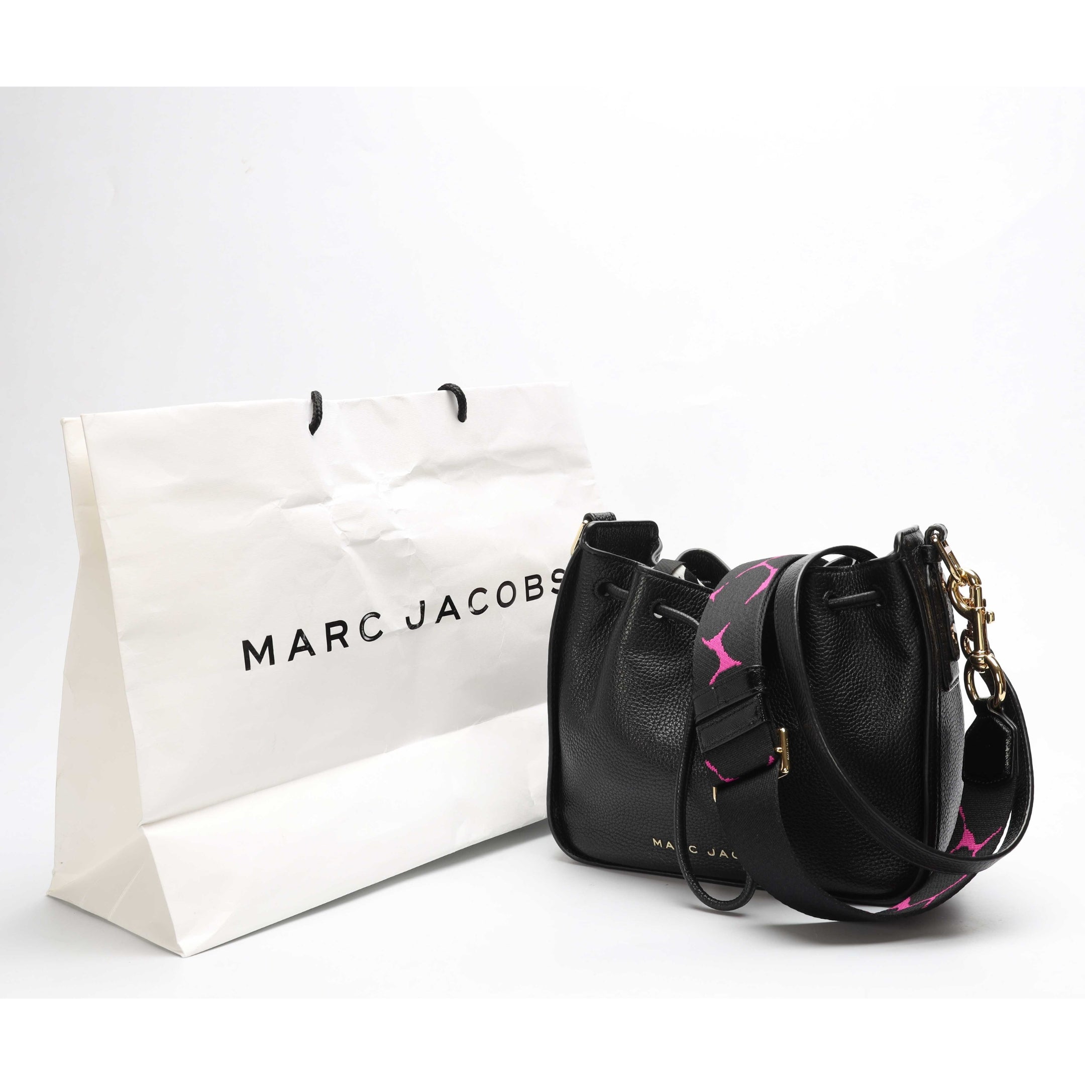 Marc Jacobs The Groove Black Bucket Crossbody Bag