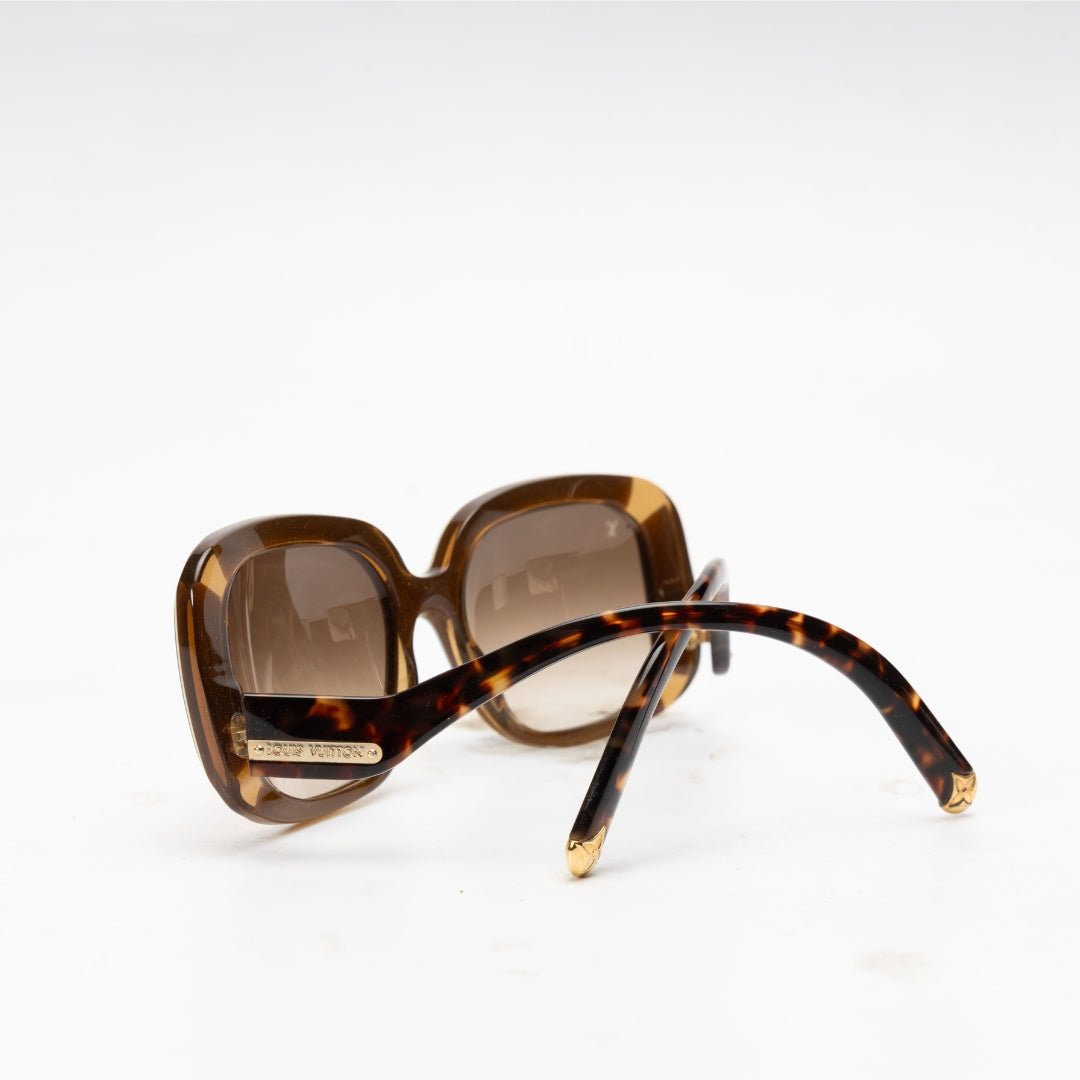 Louis Vuitton Brown Anemone Gradient Sunglasses