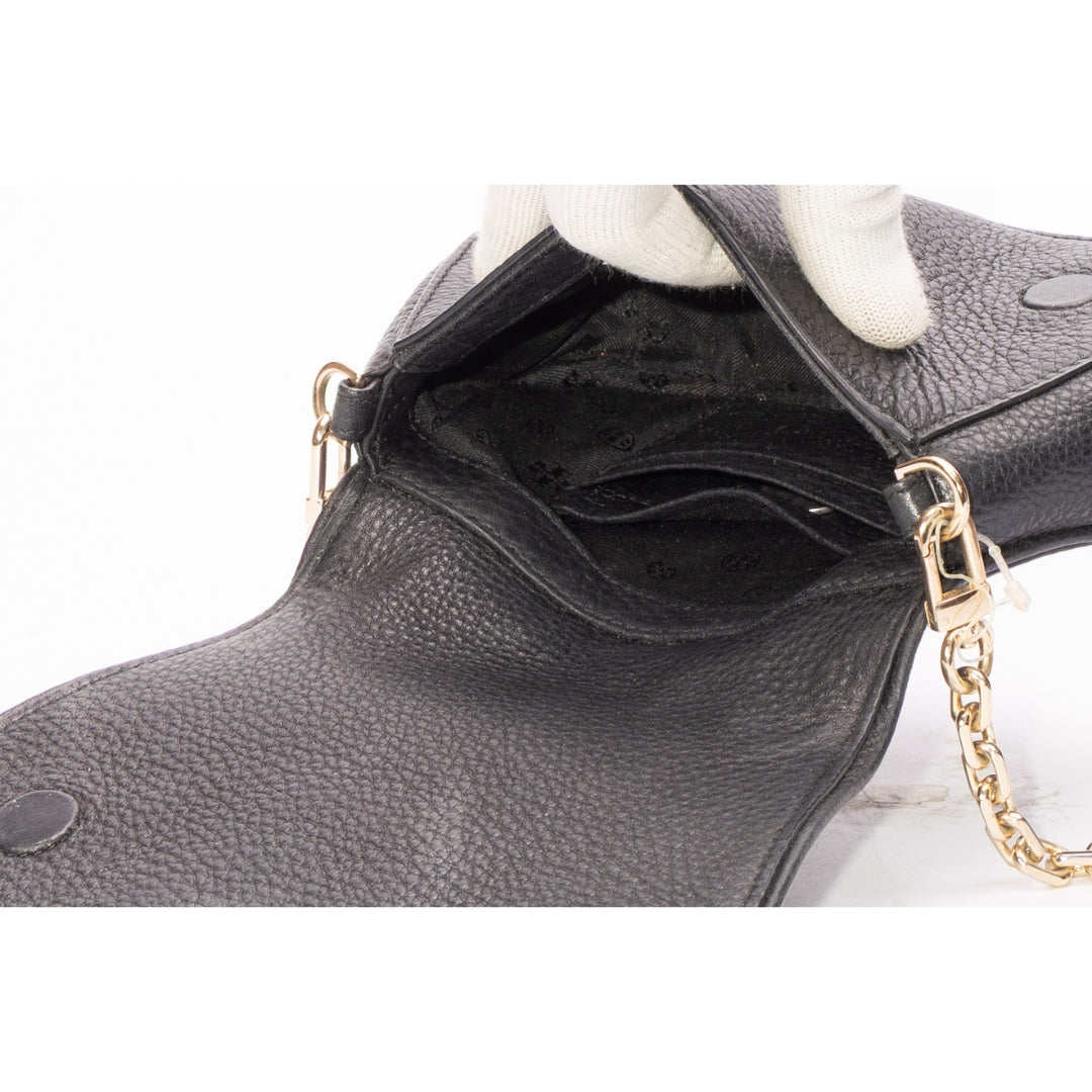 Tory Burch Britten Black Leather Crossbody Bag